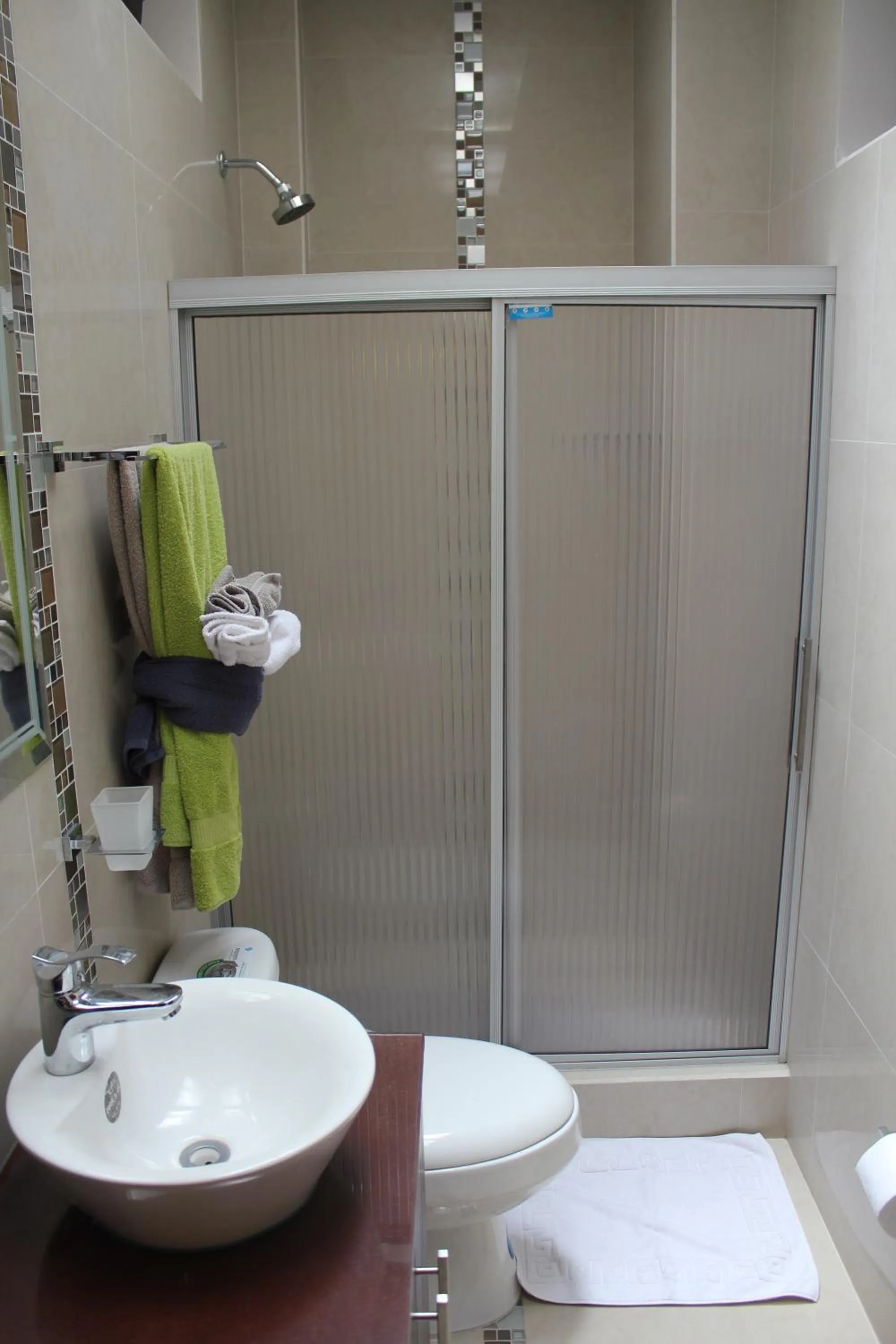 Shower in Hotel Terra Sur Cuenca