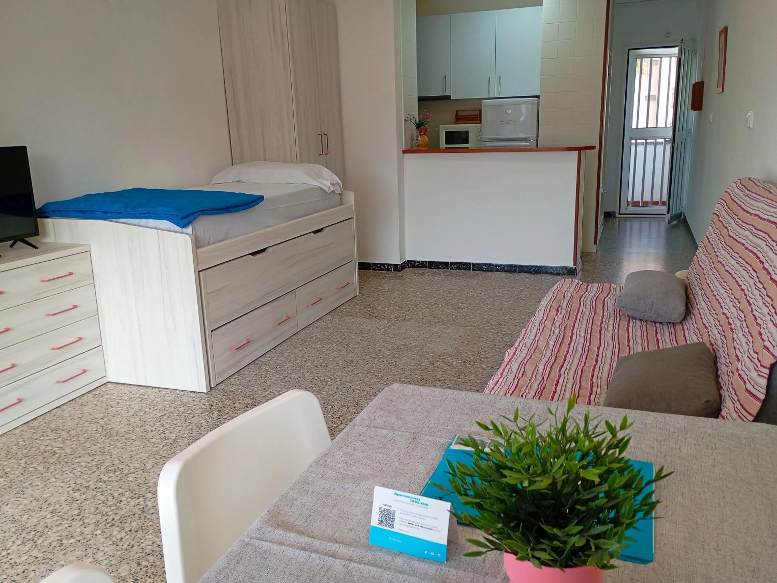 Living room in Apartamentos Voramar Peñíscola 3000