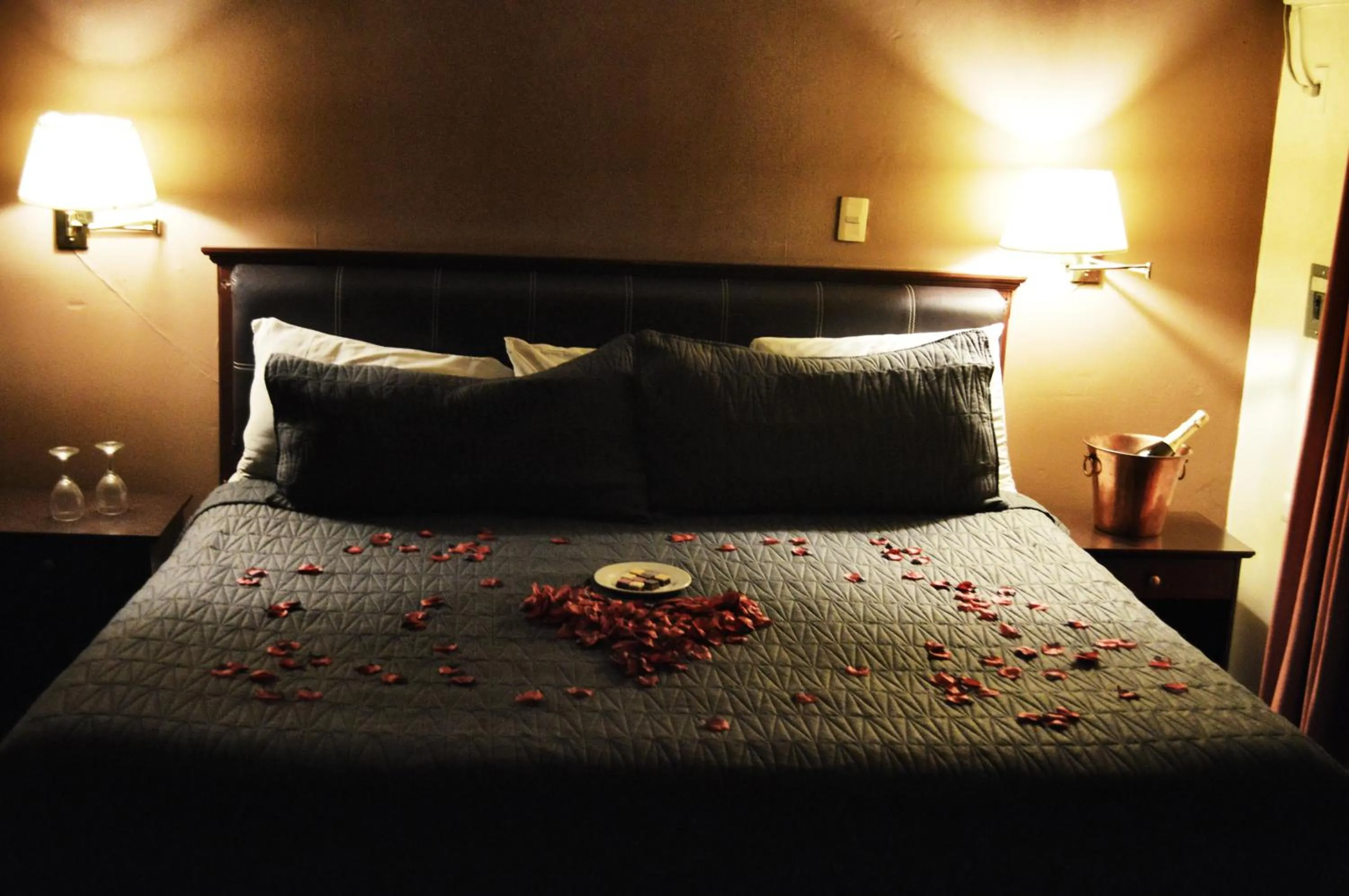 Bed in Hotel Flamingo Kristal