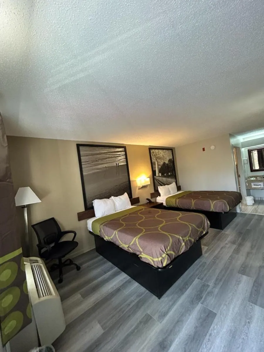 Bed in Super 8 by Wyndham Fayetteville