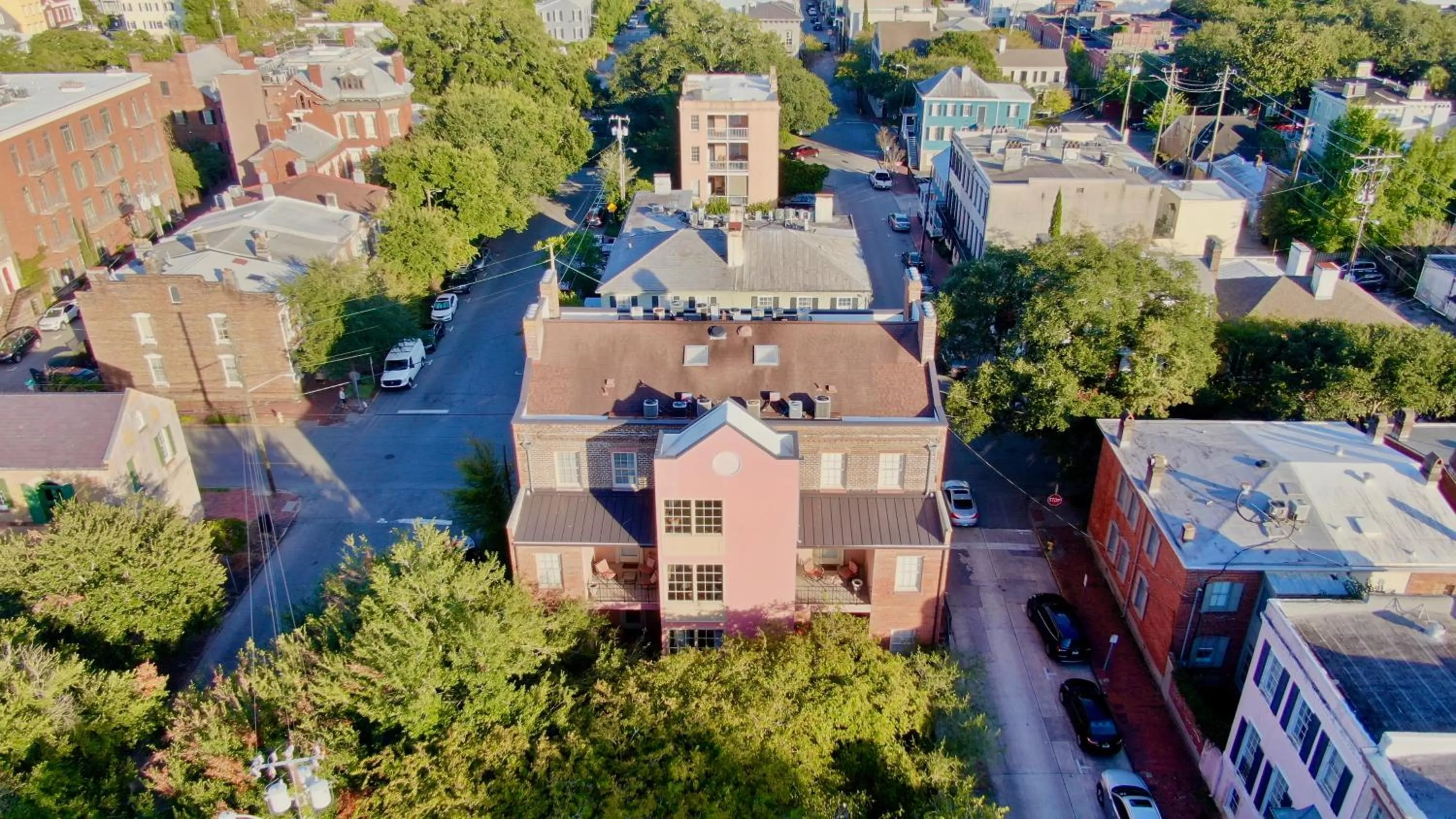 Bird's eye view in The Presidents' Quarters Inn