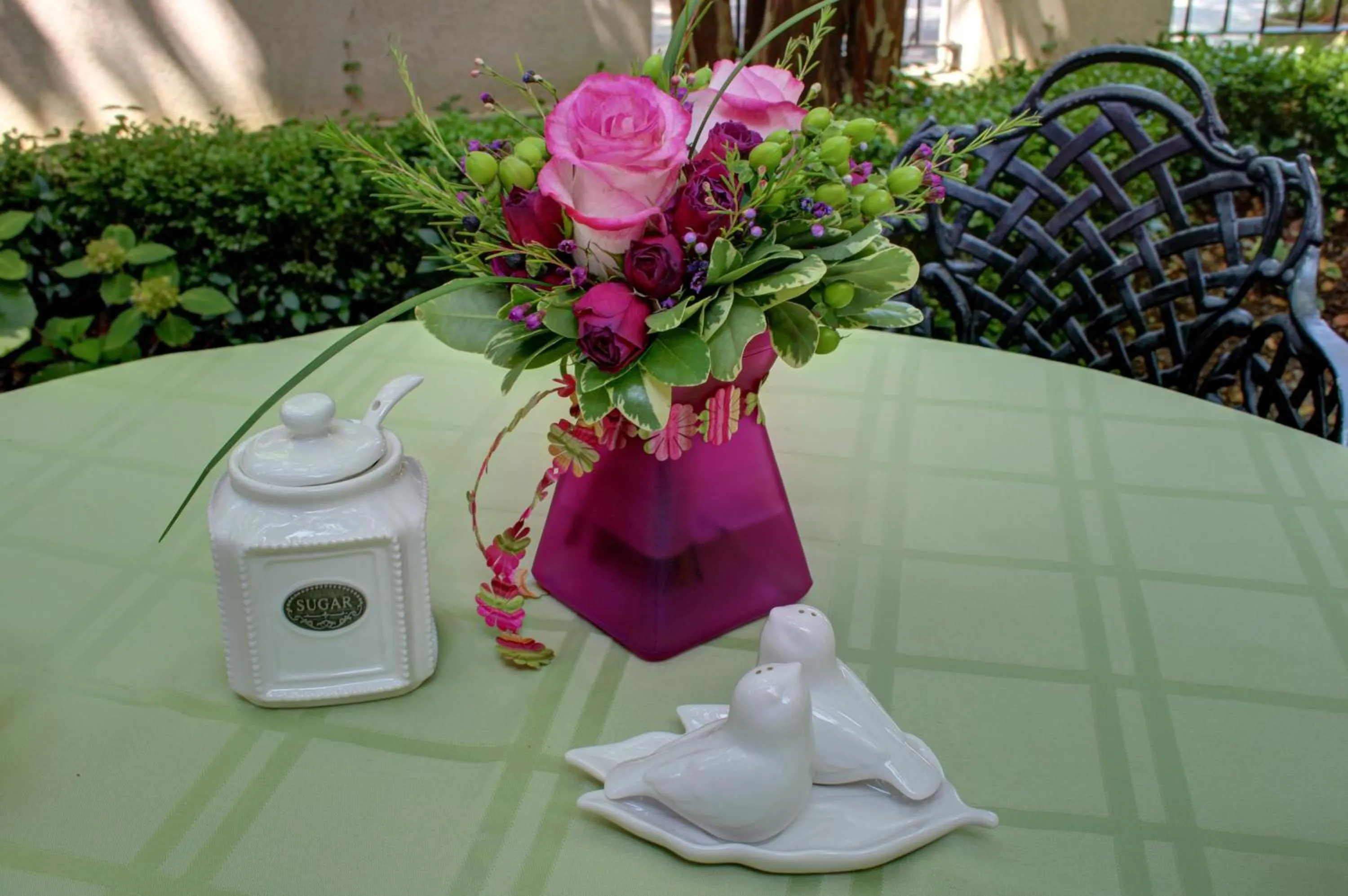 Patio in The Presidents' Quarters Inn