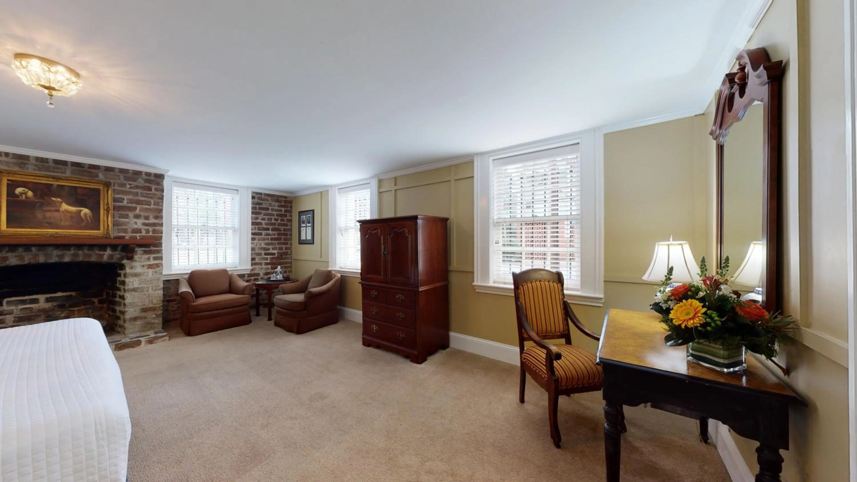 Seating area in The Presidents' Quarters Inn