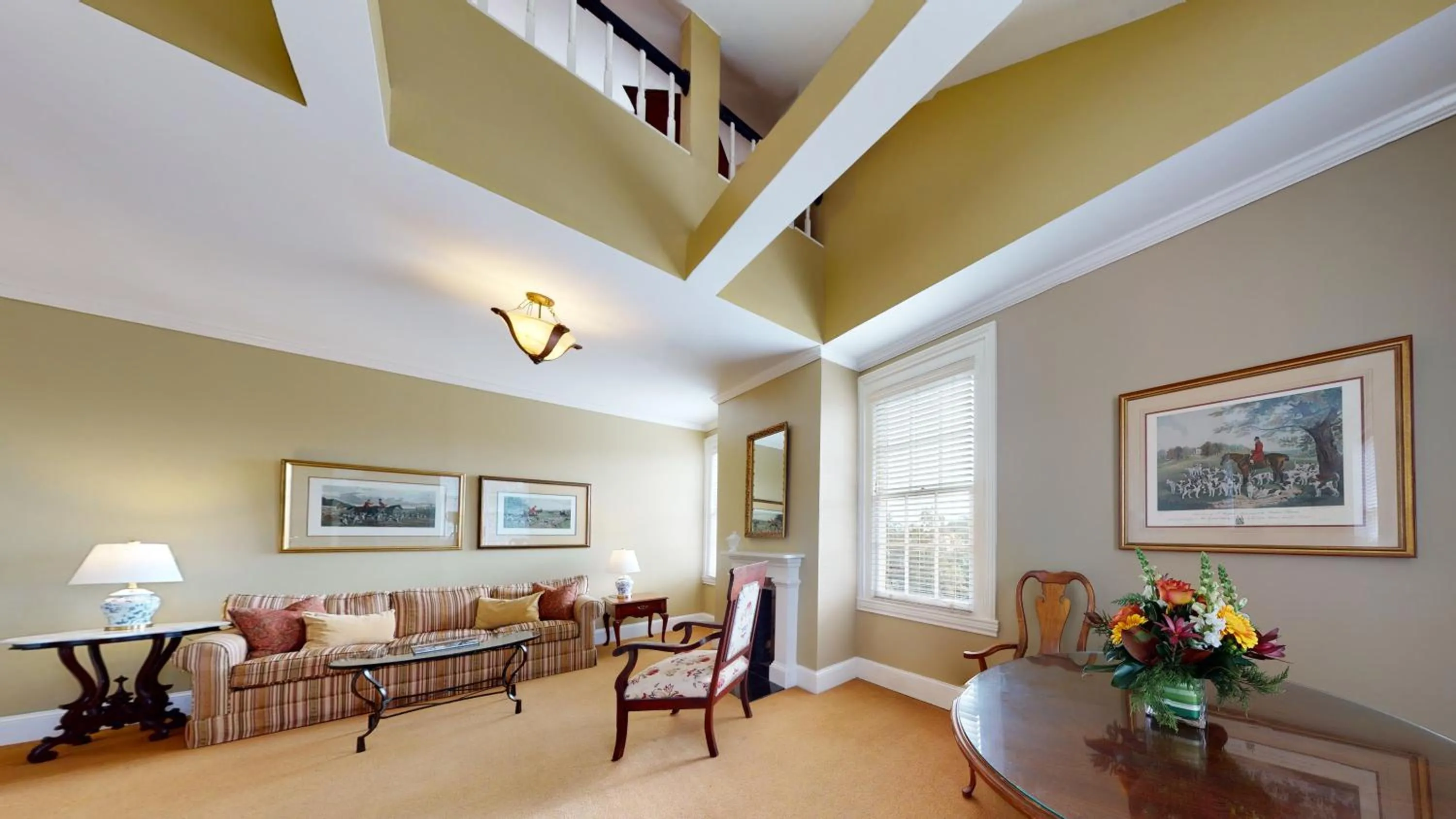 Living room in The Presidents' Quarters Inn