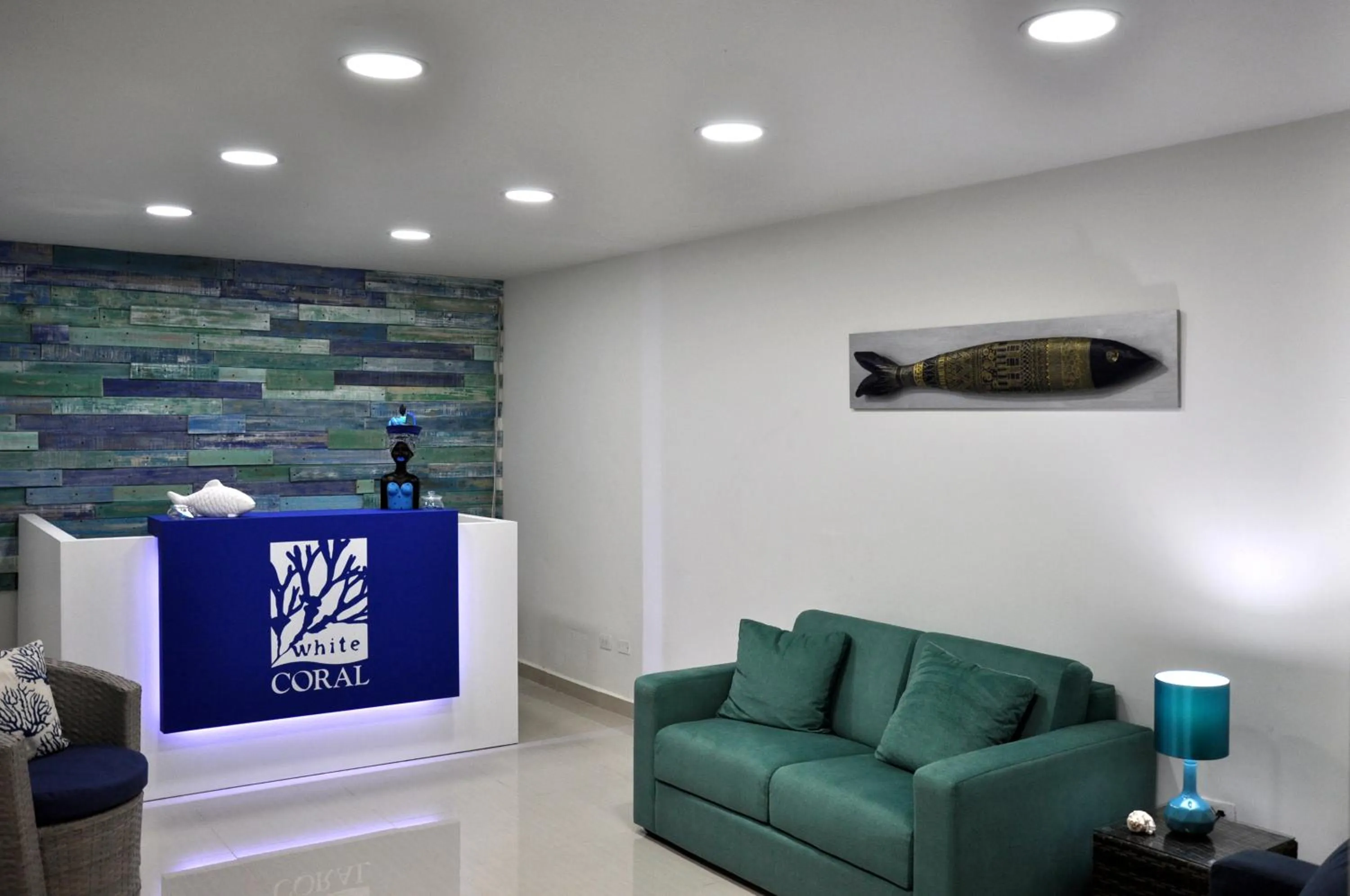 Lobby or reception in White Coral ApartaSuites