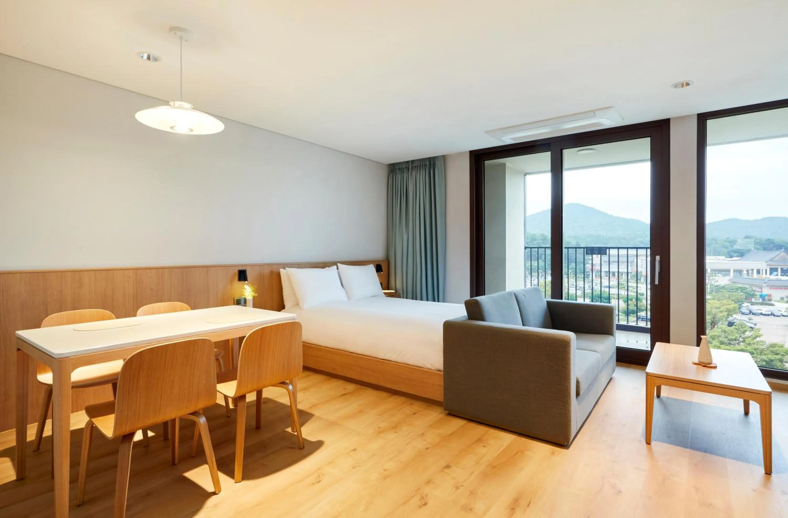 Bed in Lotte Buyeo Resort