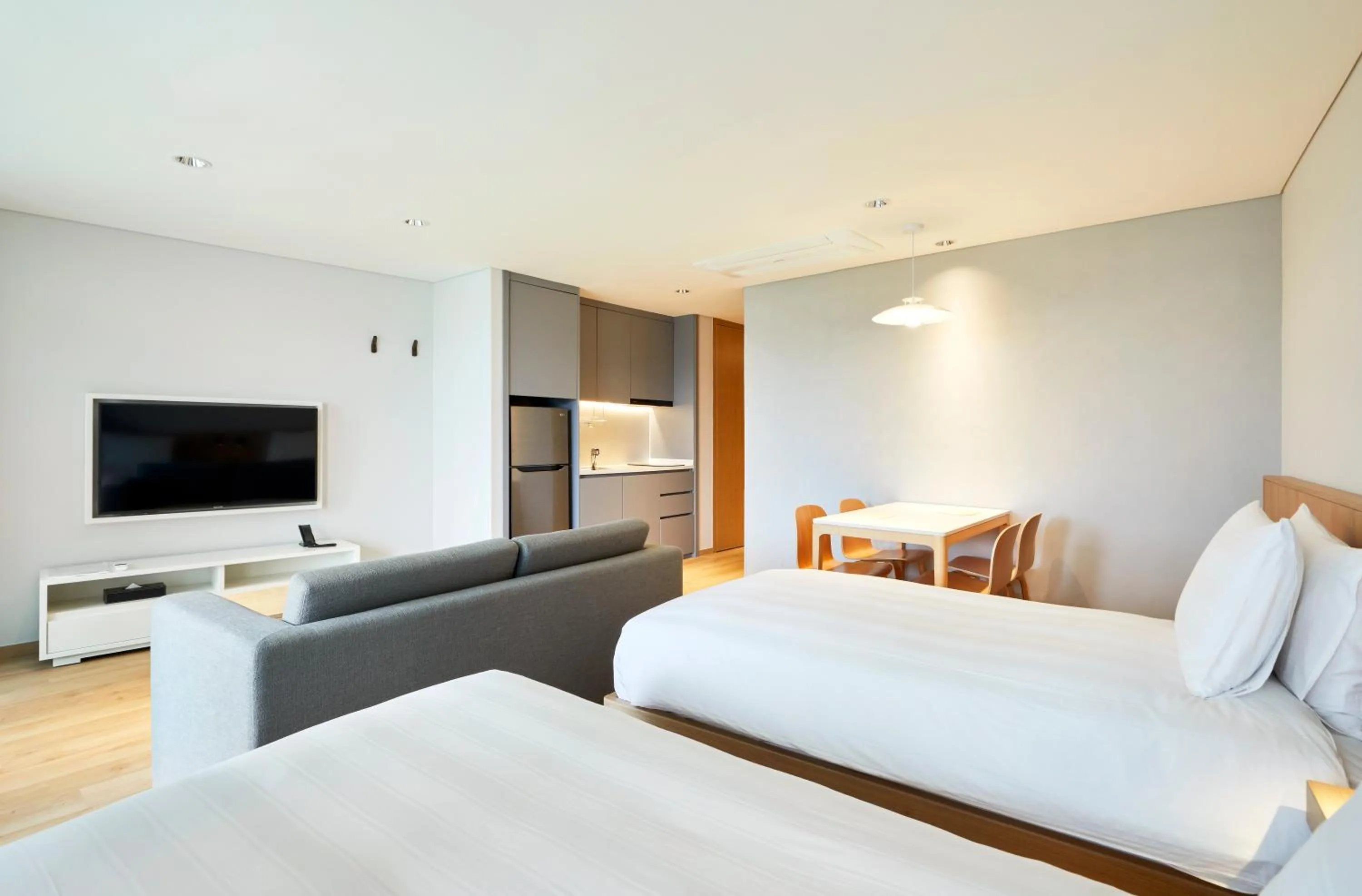 Bed in Lotte Buyeo Resort