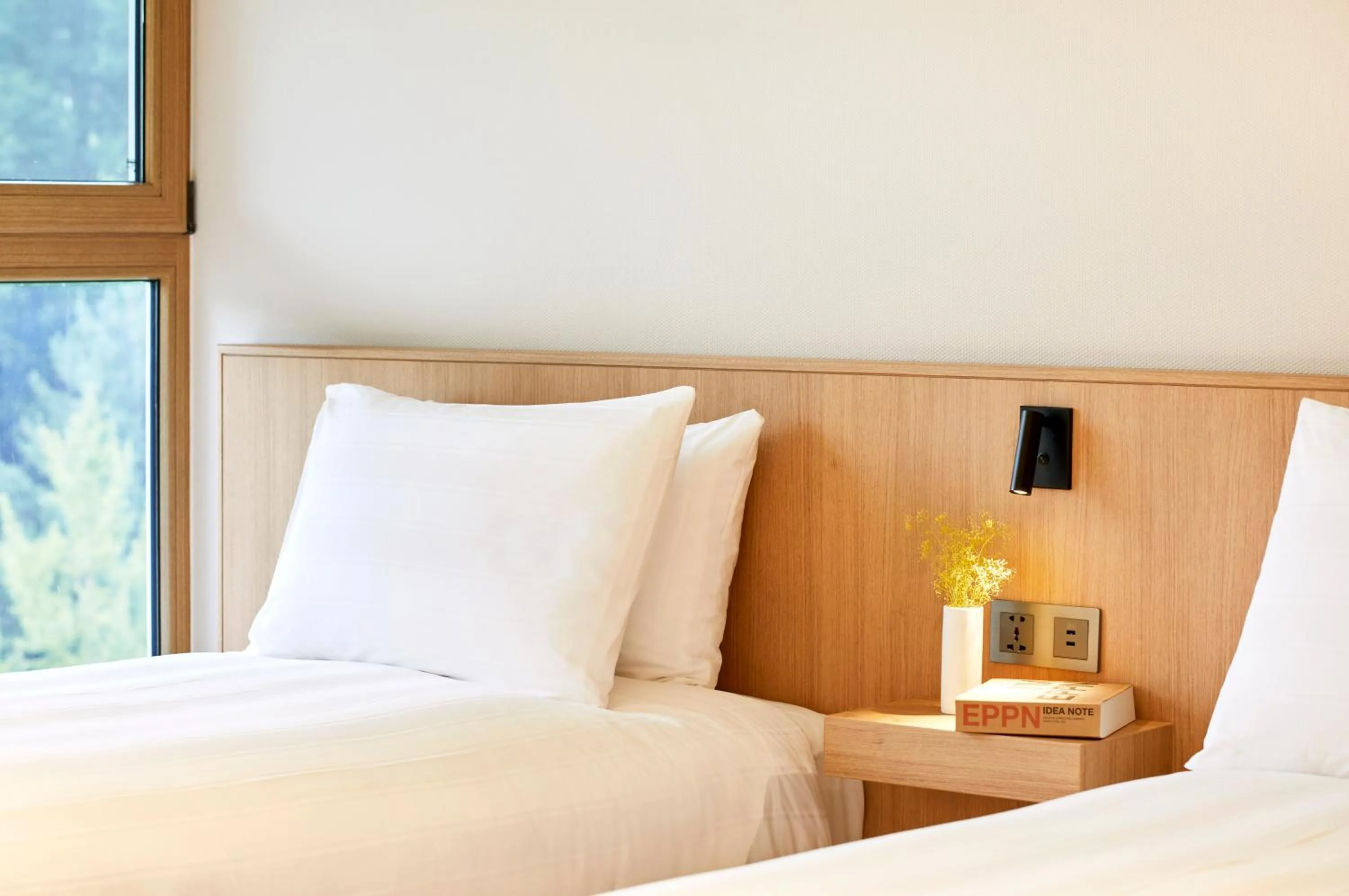 Bed in Lotte Buyeo Resort