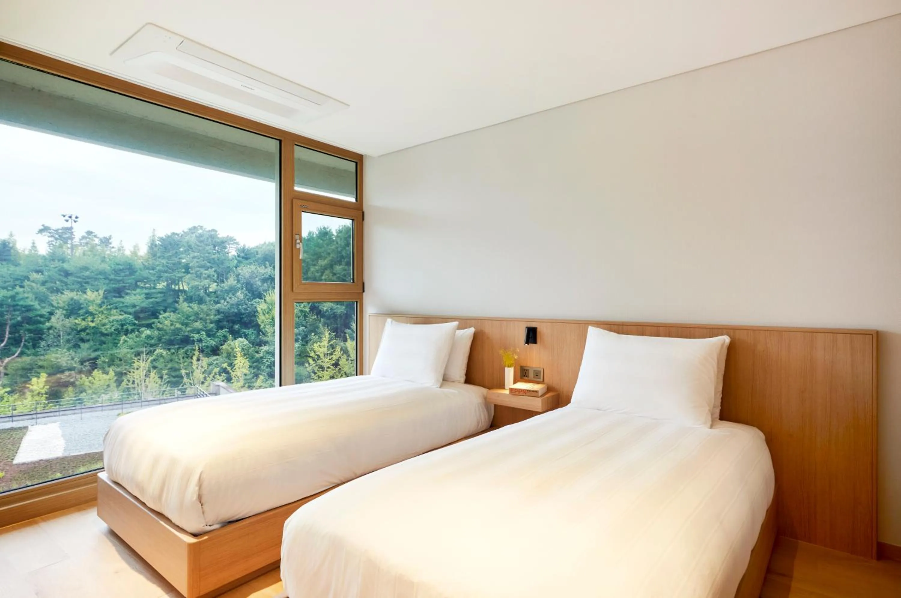 Bed in Lotte Buyeo Resort