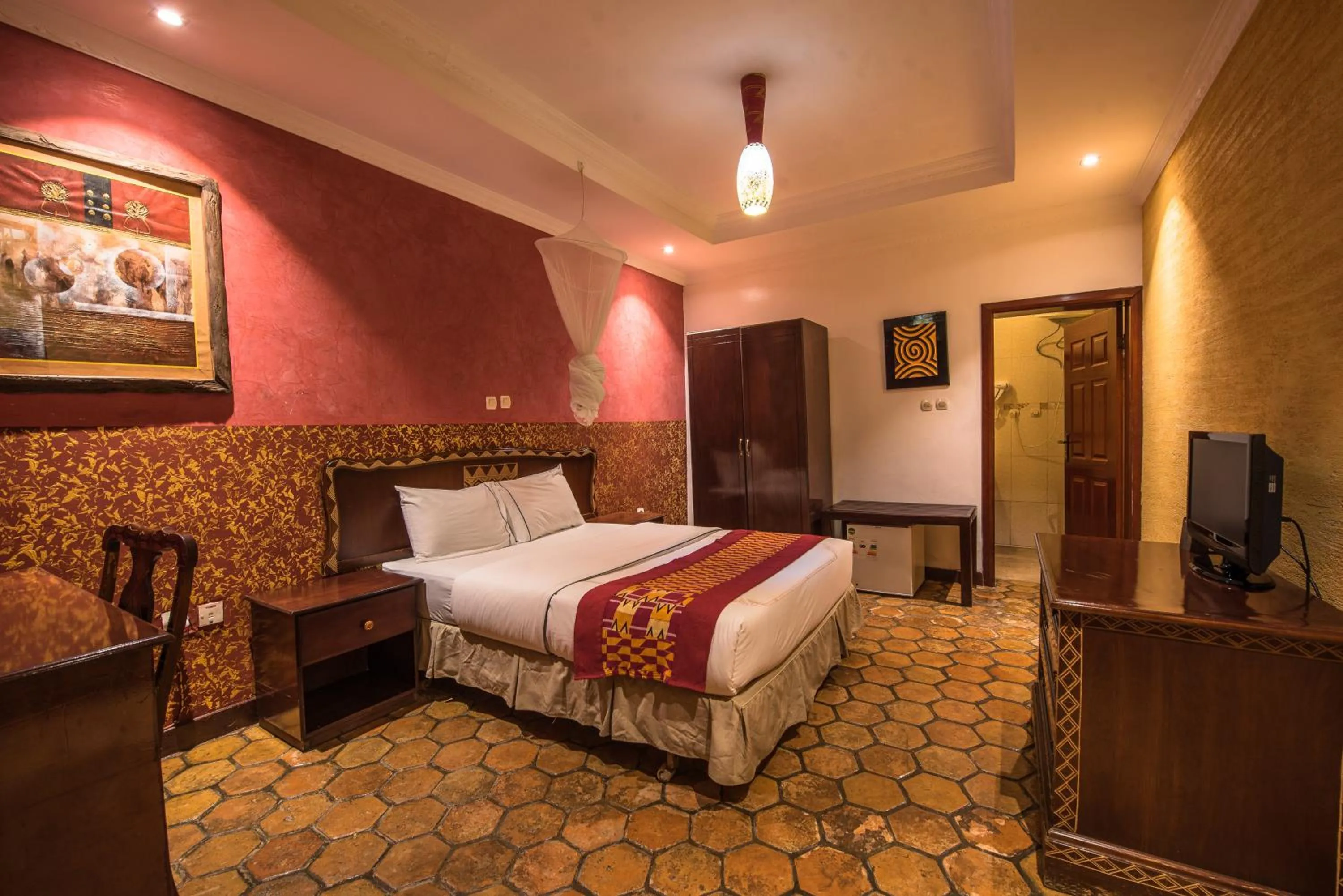 Living room, Bed in Inside Afrika Boutique Hotel