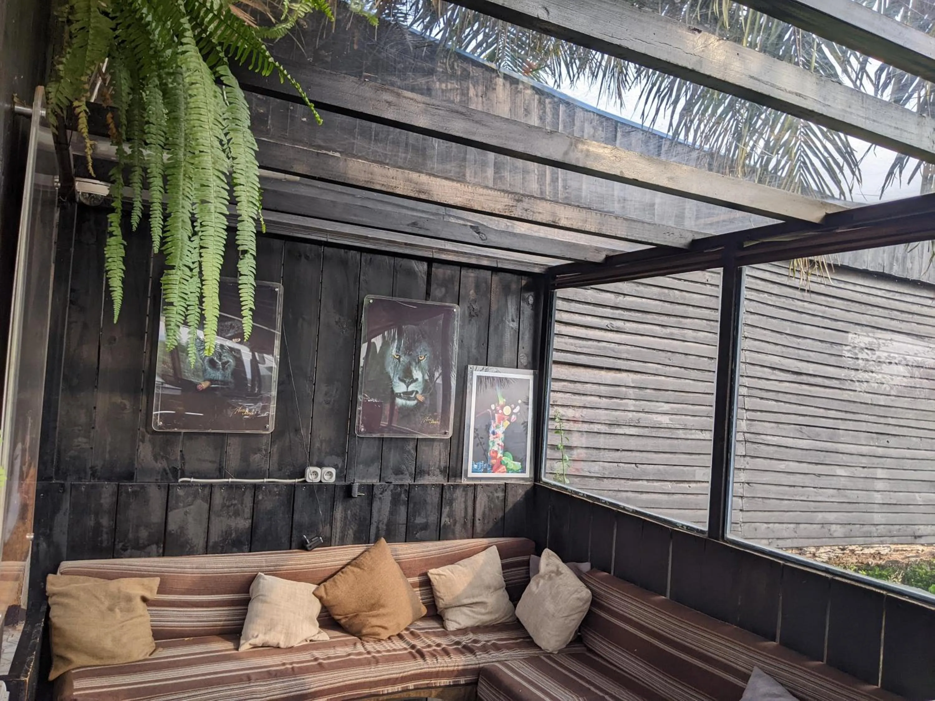 Seating area in Inside Afrika Boutique Hotel