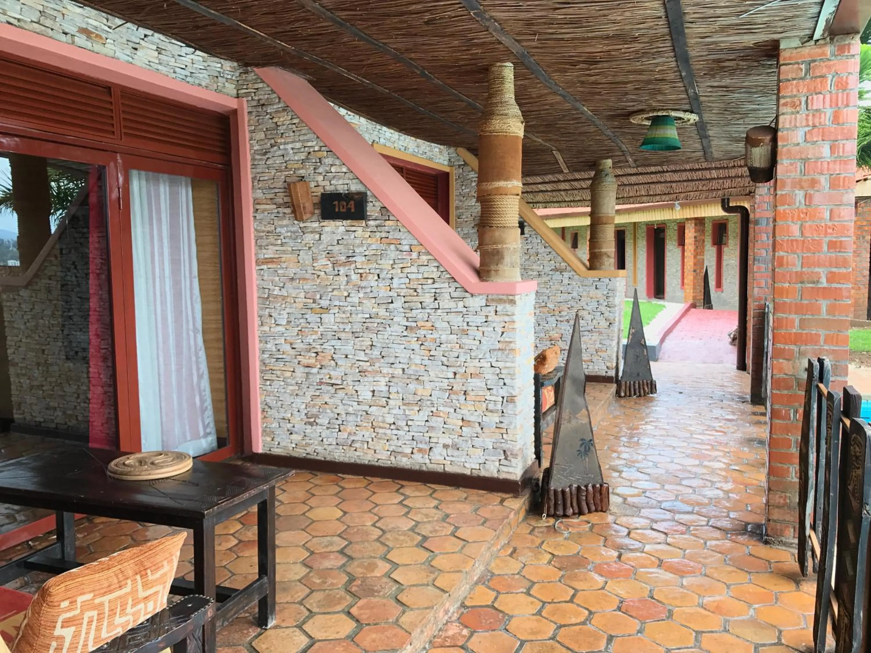 Balcony/Terrace in Inside Afrika Boutique Hotel
