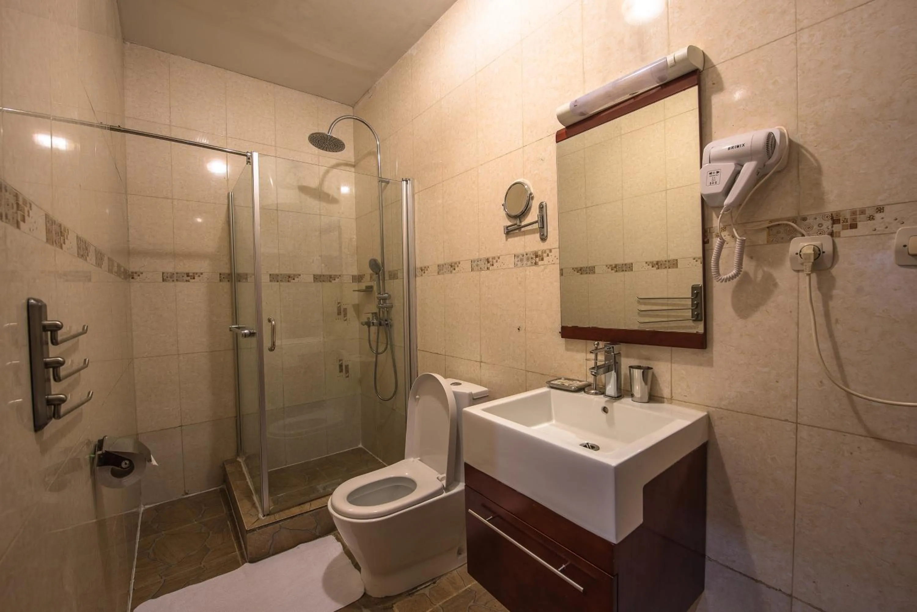 Shower in Inside Afrika Boutique Hotel