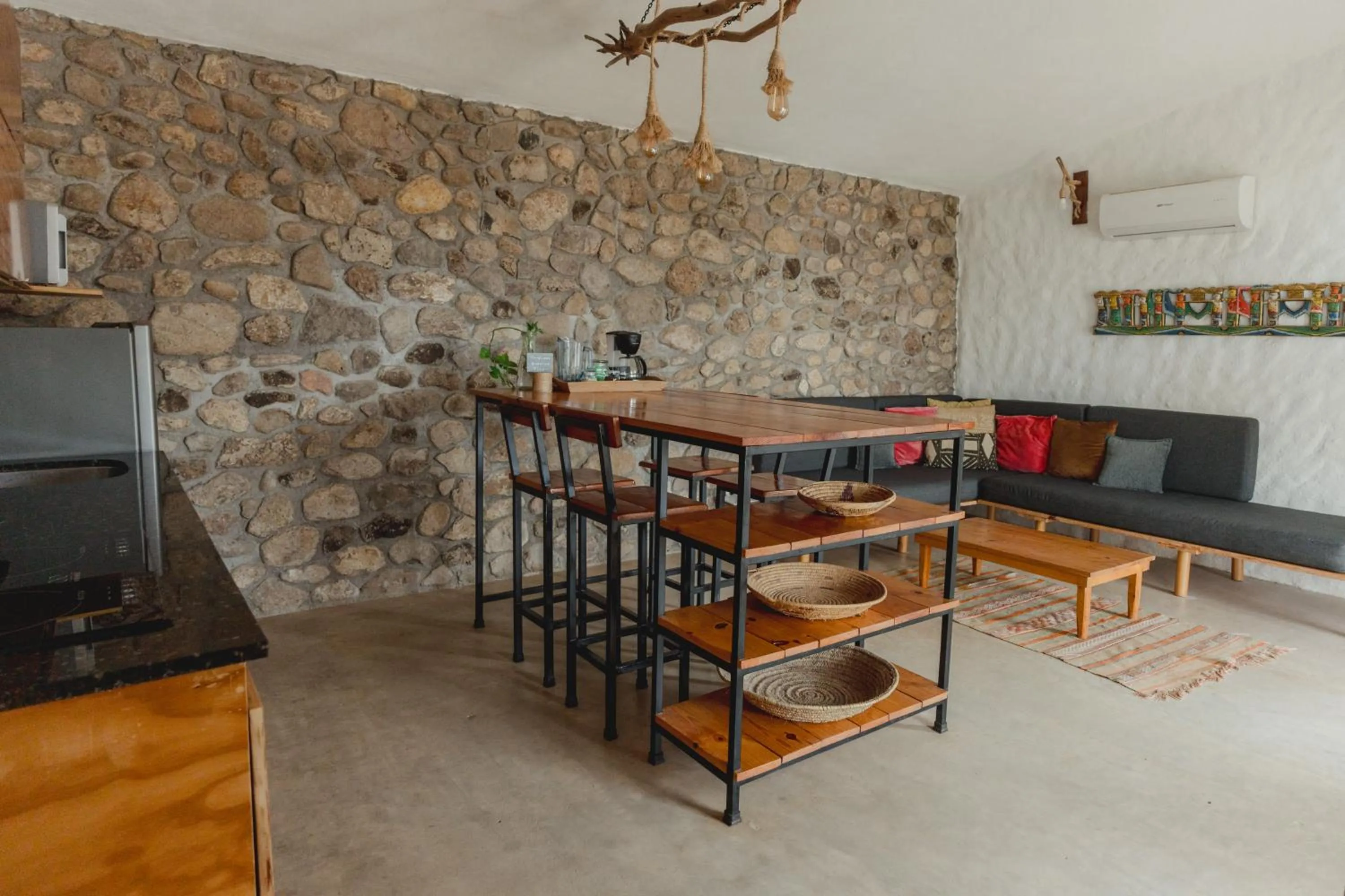 Kitchen or kitchenette in Toninas México Bungalow