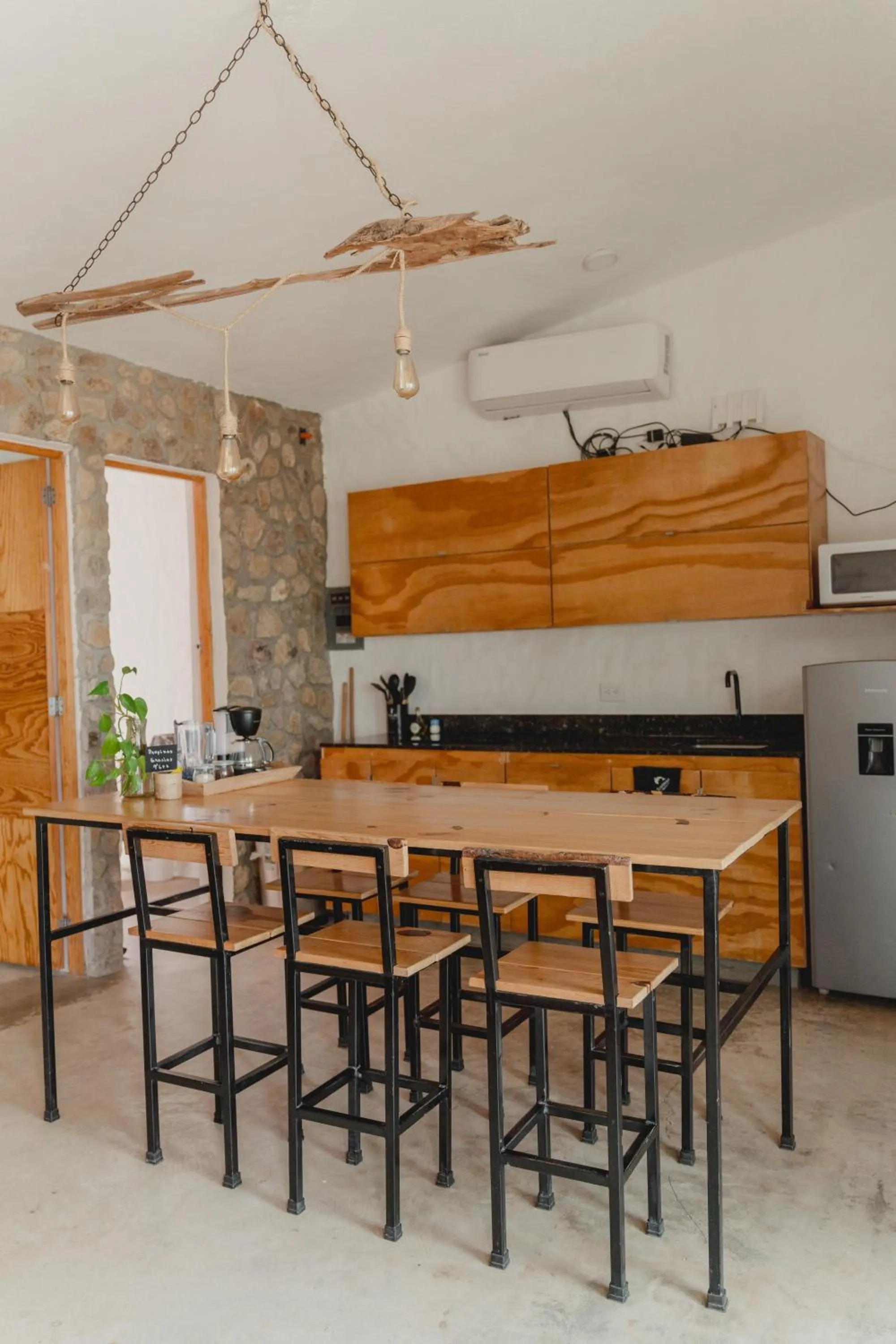 Kitchen or kitchenette in Toninas México Bungalow