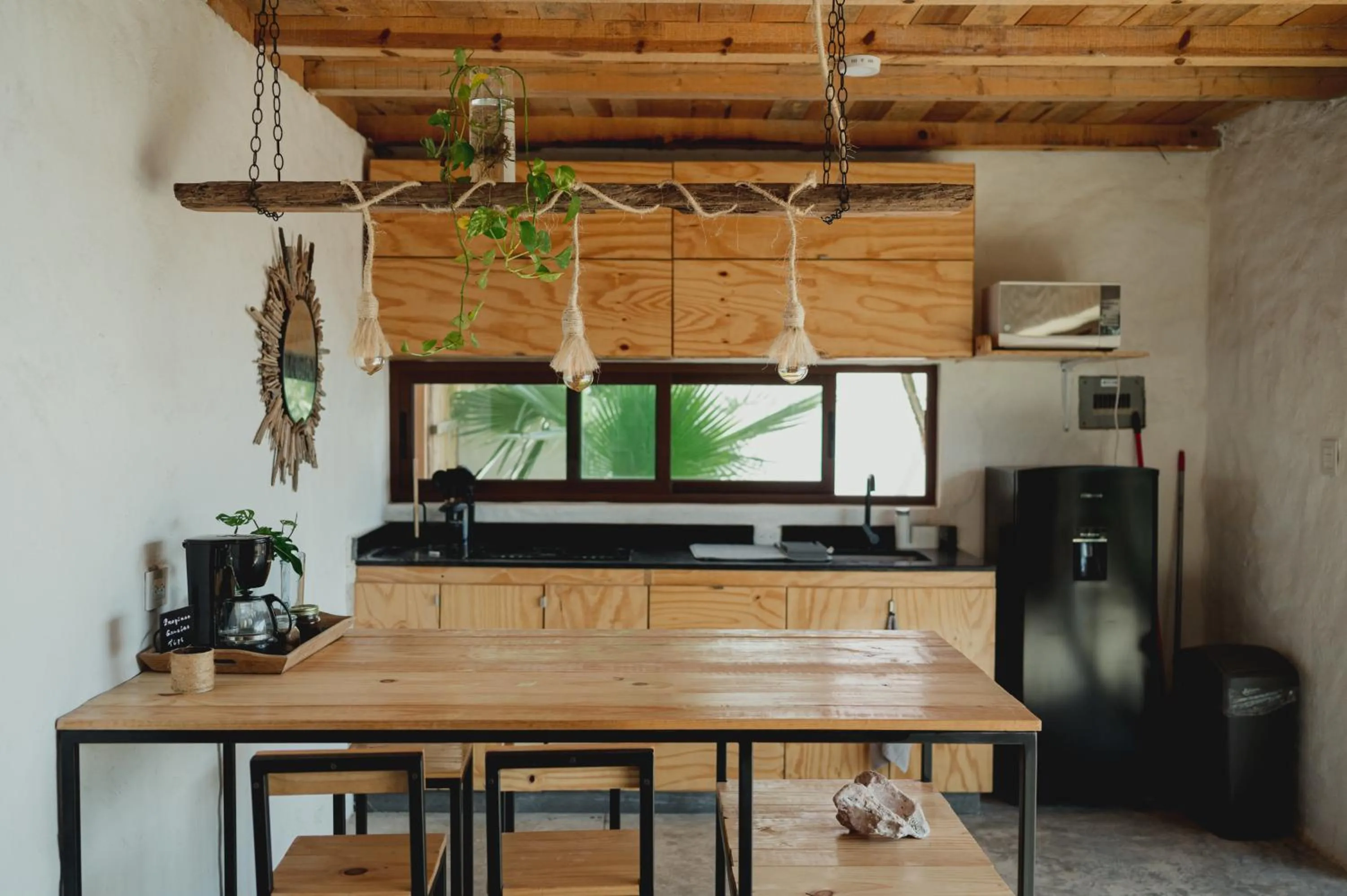Kitchen or kitchenette in Toninas México Bungalow