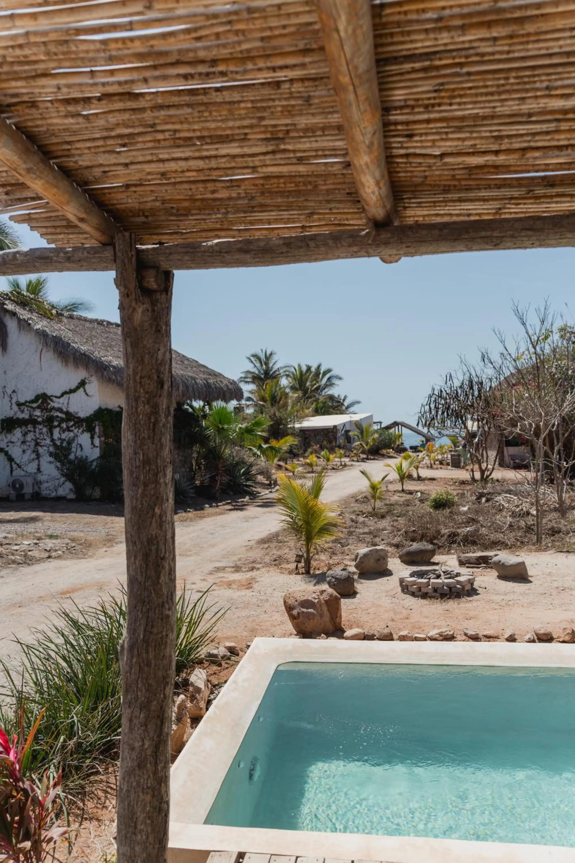 Natural landscape in Toninas México Bungalow