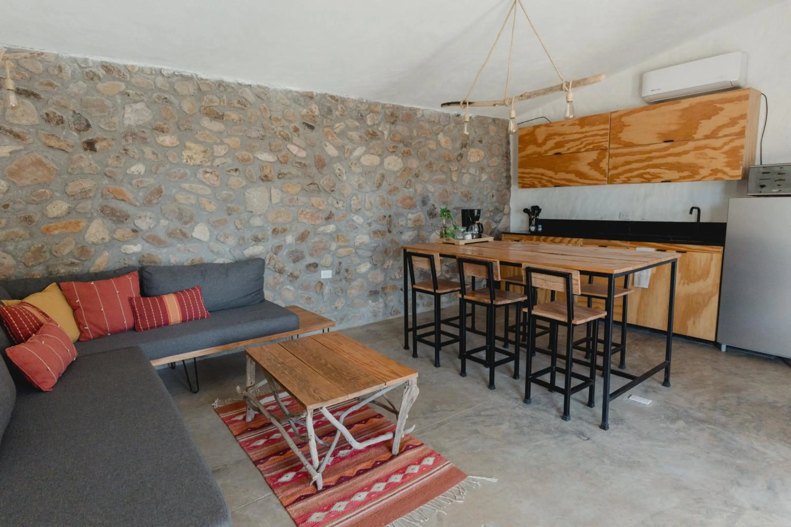 Kitchen or kitchenette in Toninas México Bungalow