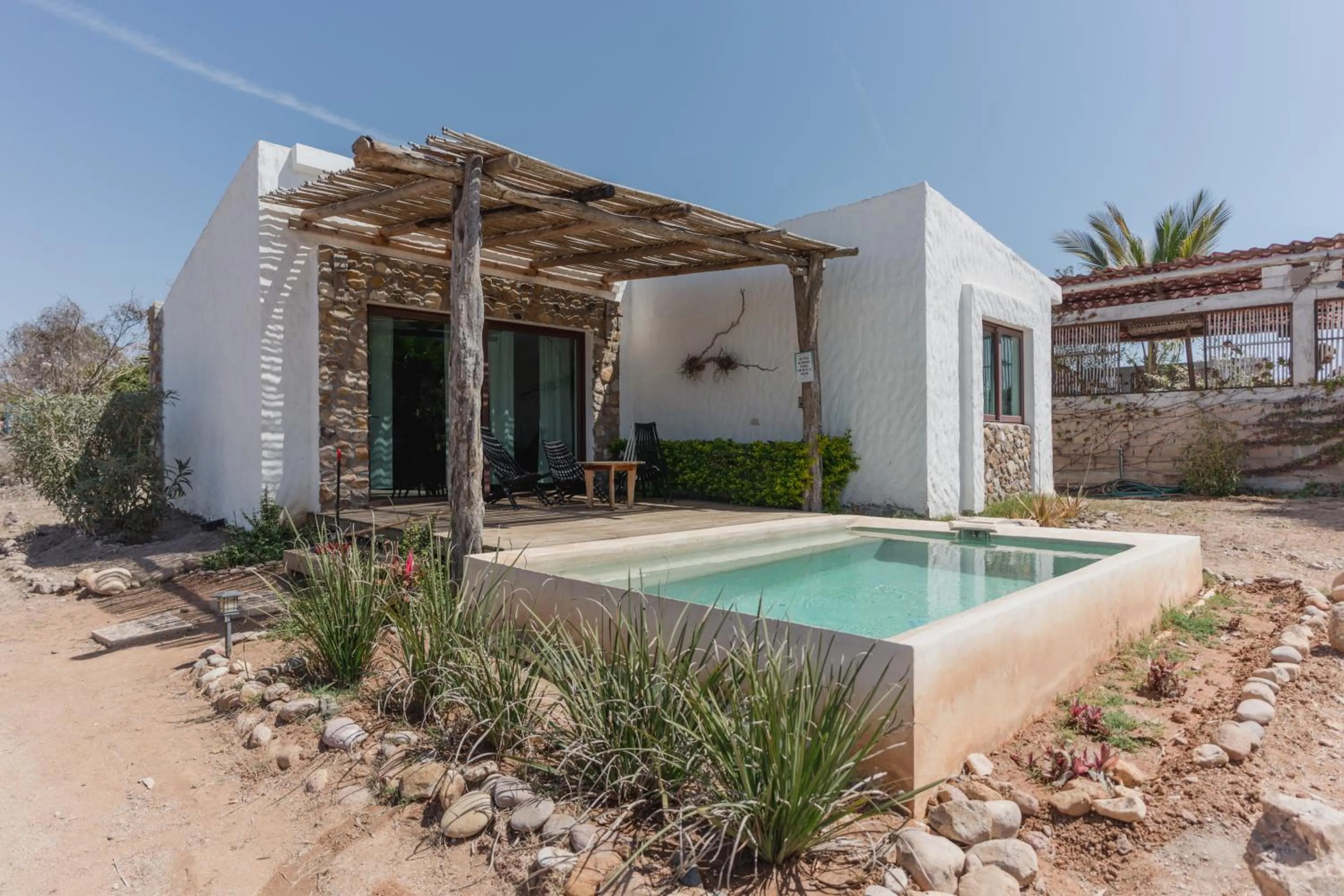 Natural landscape in Toninas México Bungalow