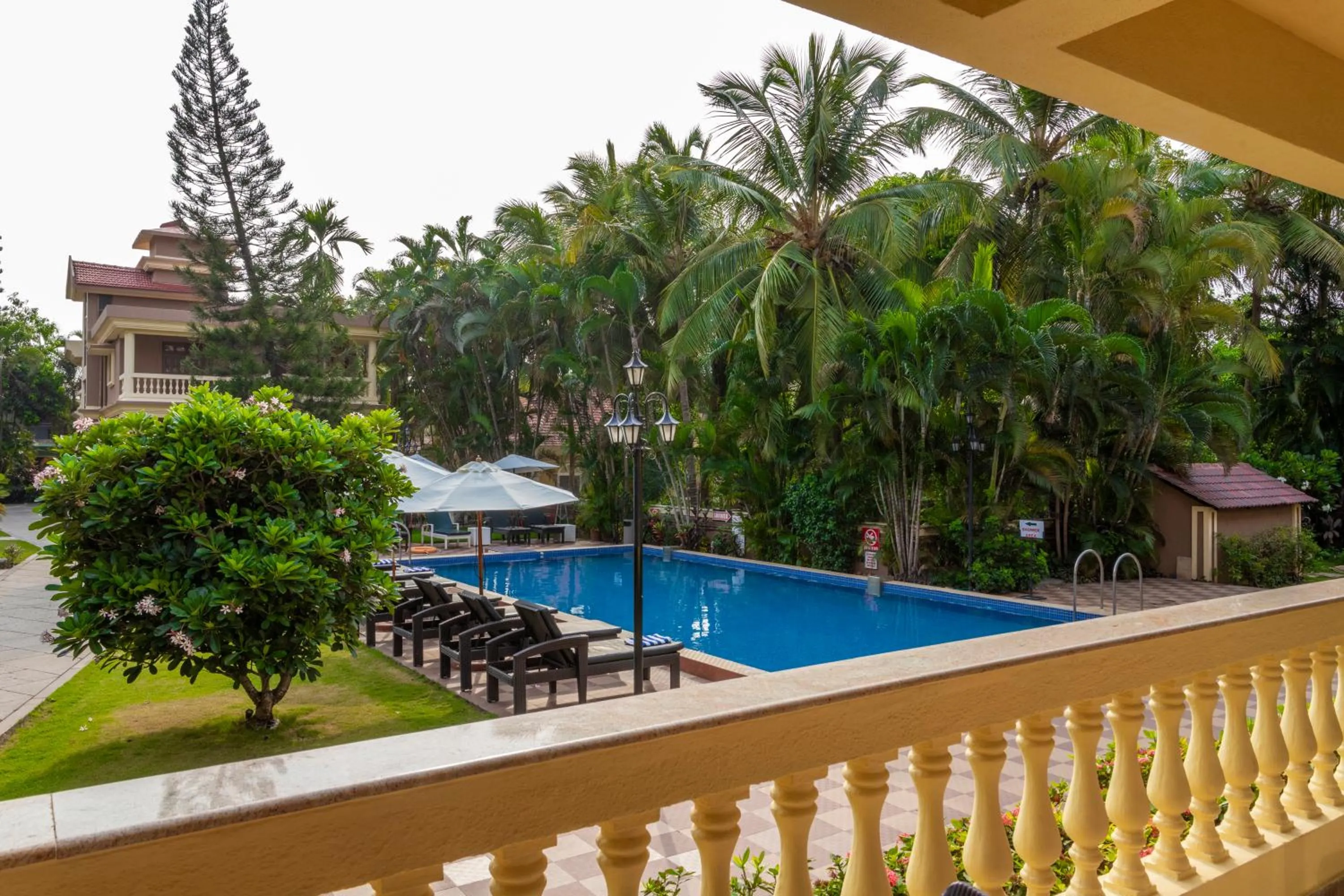 Swimming pool in De Mandarin Beach Resort Suites & Villas, Candolim