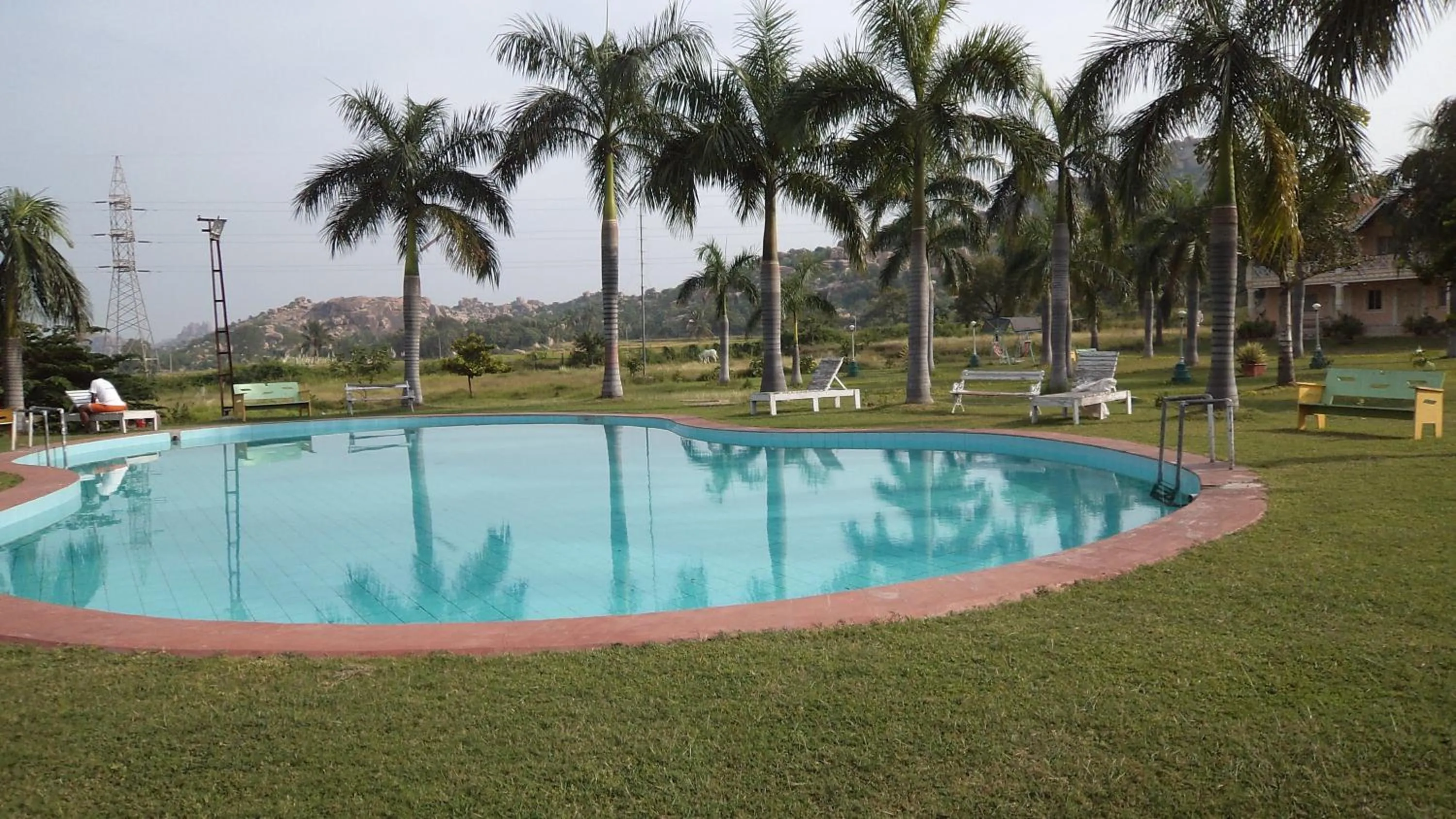 Swimming pool in Kishkinda Heritage Resort