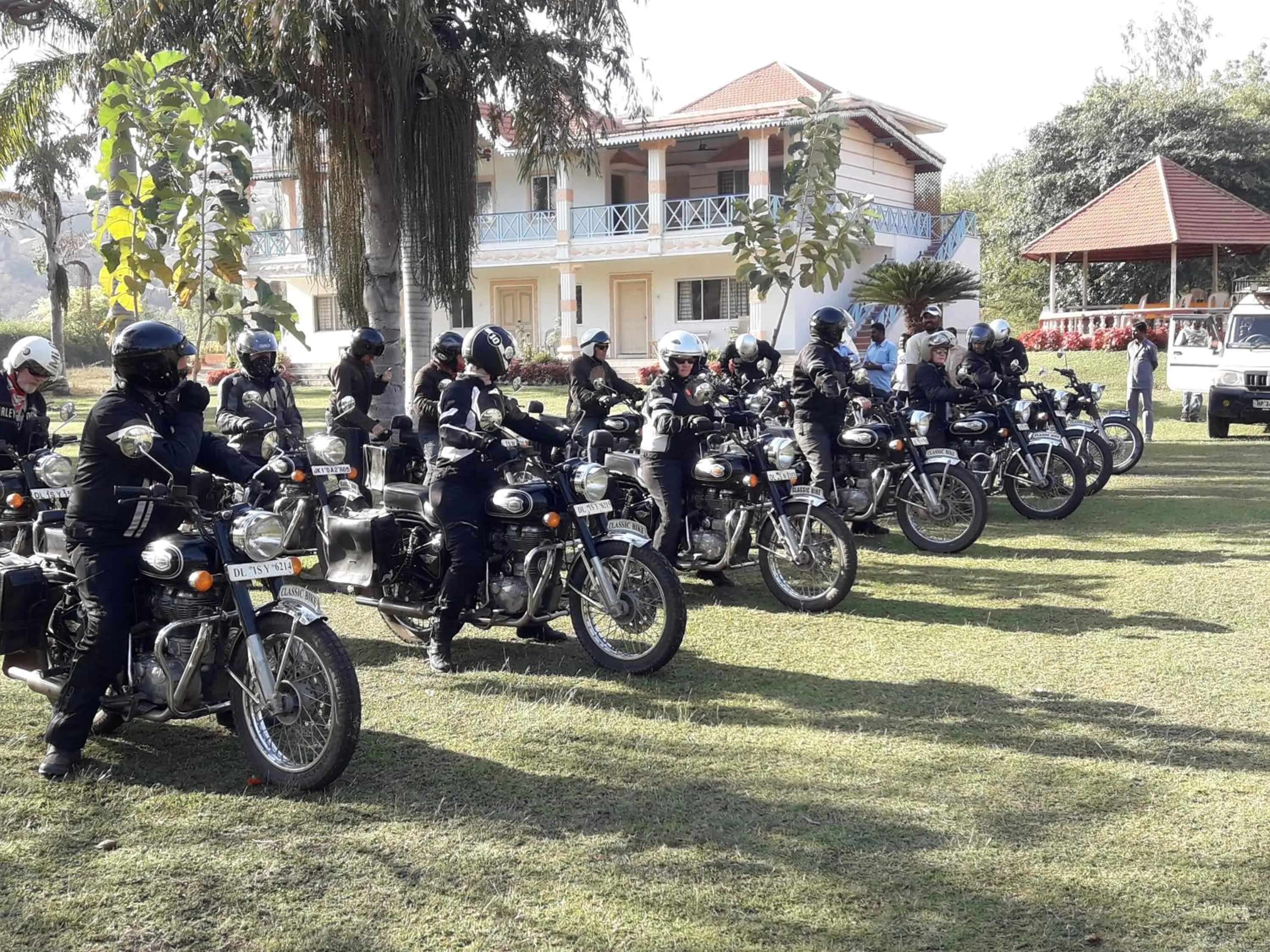 People in Kishkinda Heritage Resort