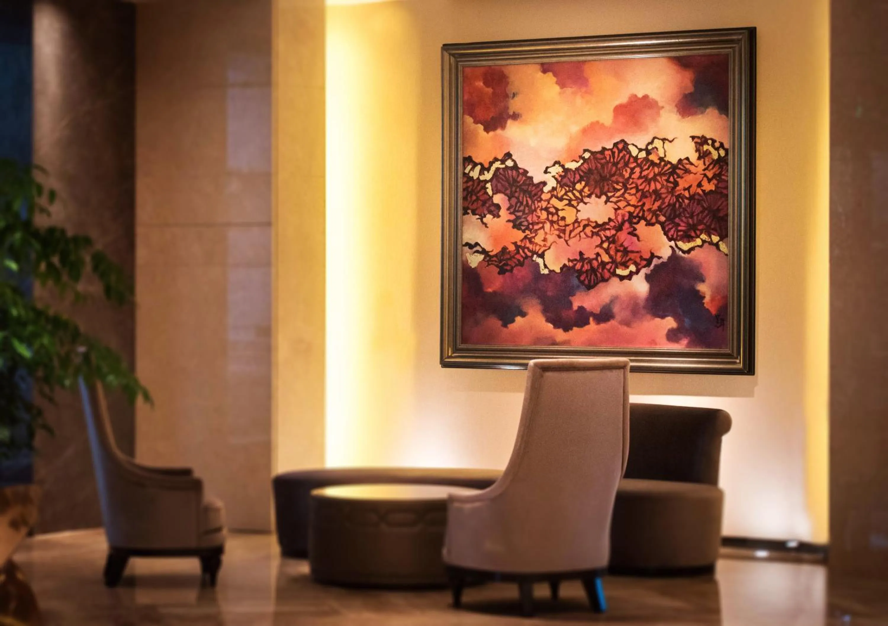 Decorative detail in Shantou International Hotel