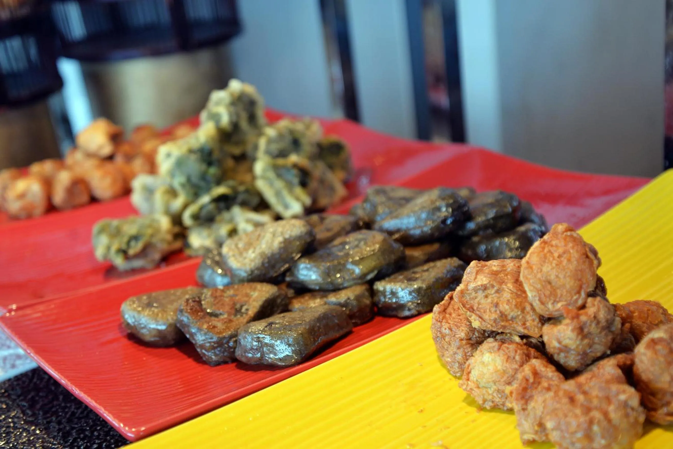 Buffet breakfast in Shantou International Hotel