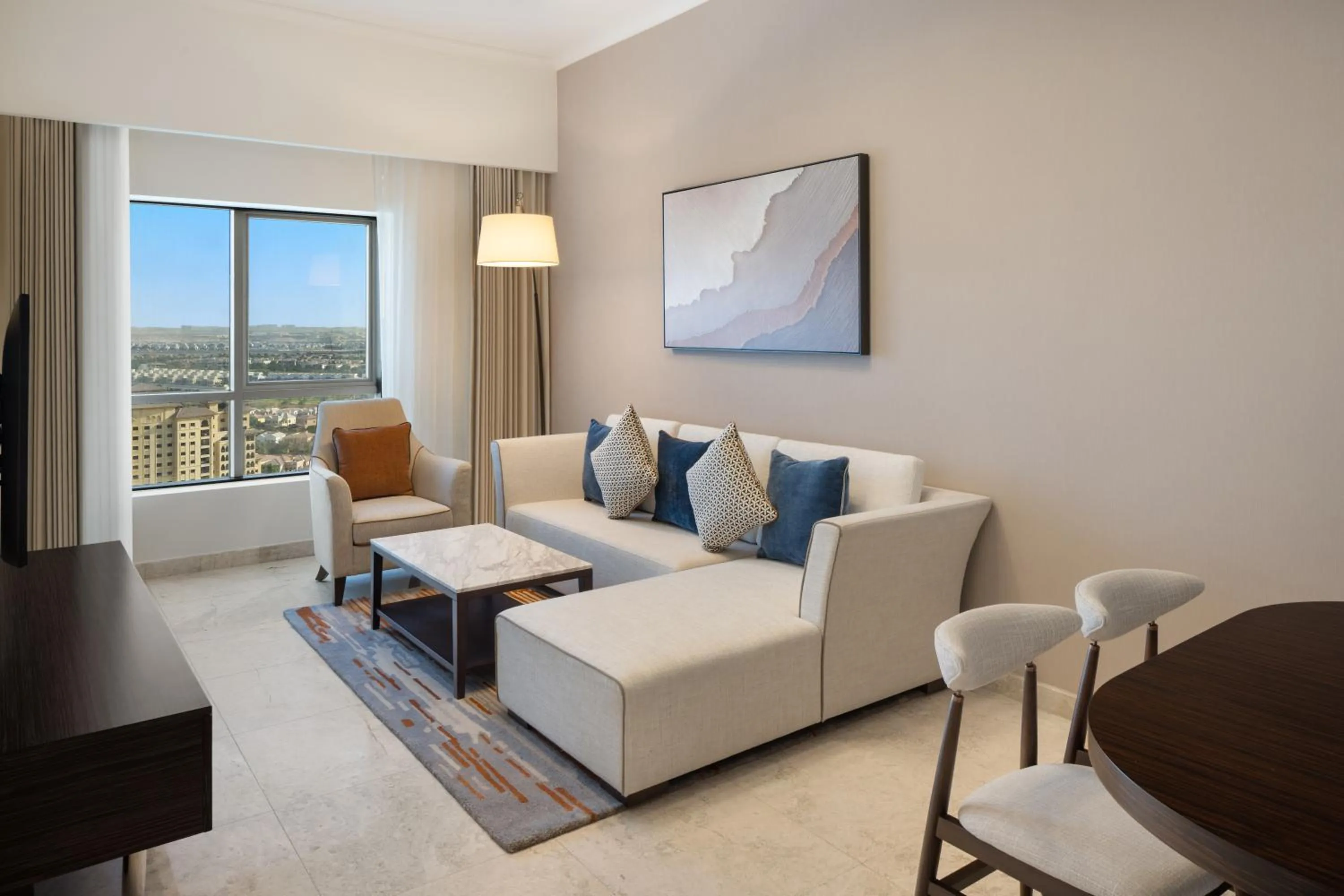 Living room in Vintage Grand Hotel Dubai