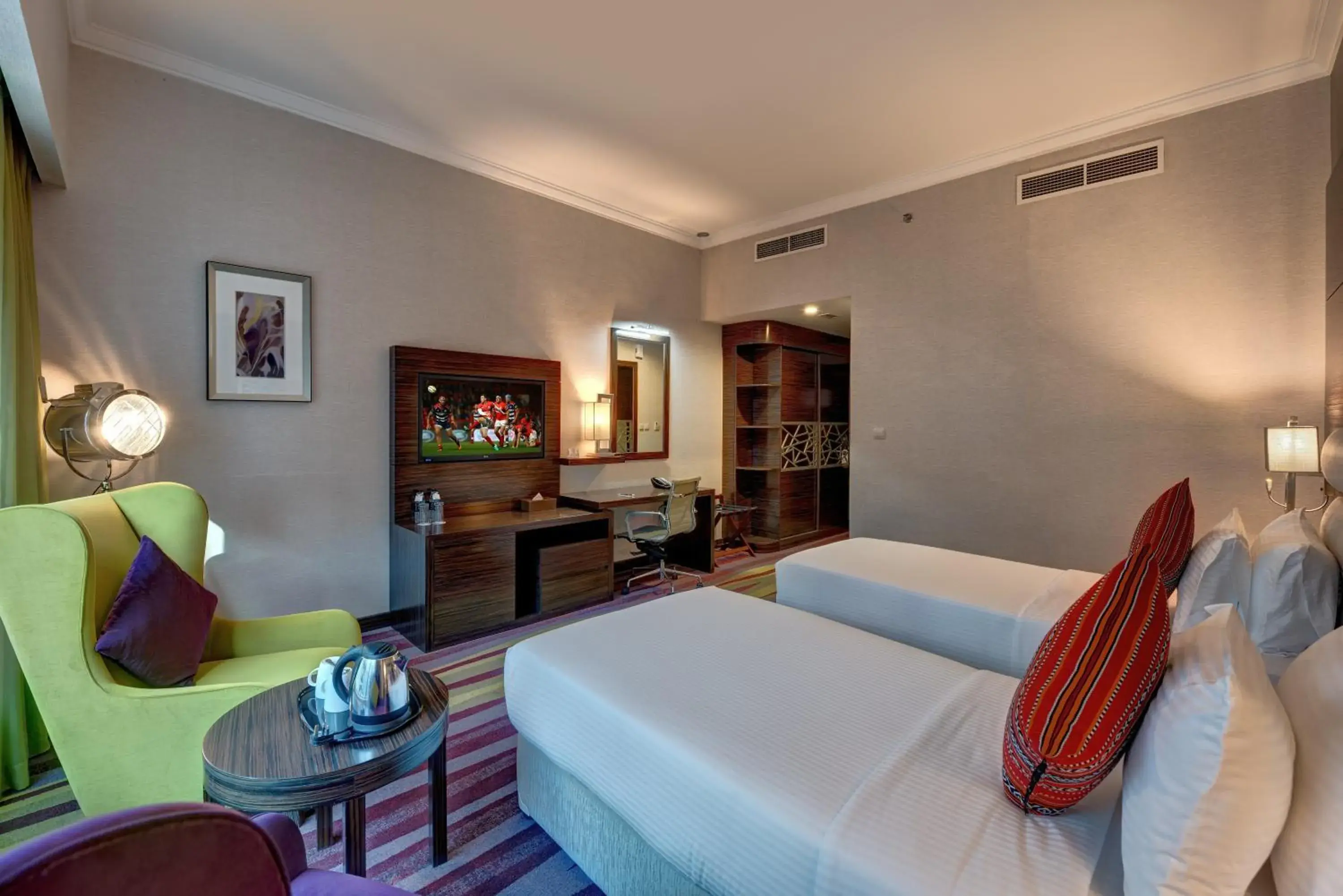 Twin Room in Marriott Hotel Production City, Dubai Twin Room in Marriott Hotel Production City, Dubai