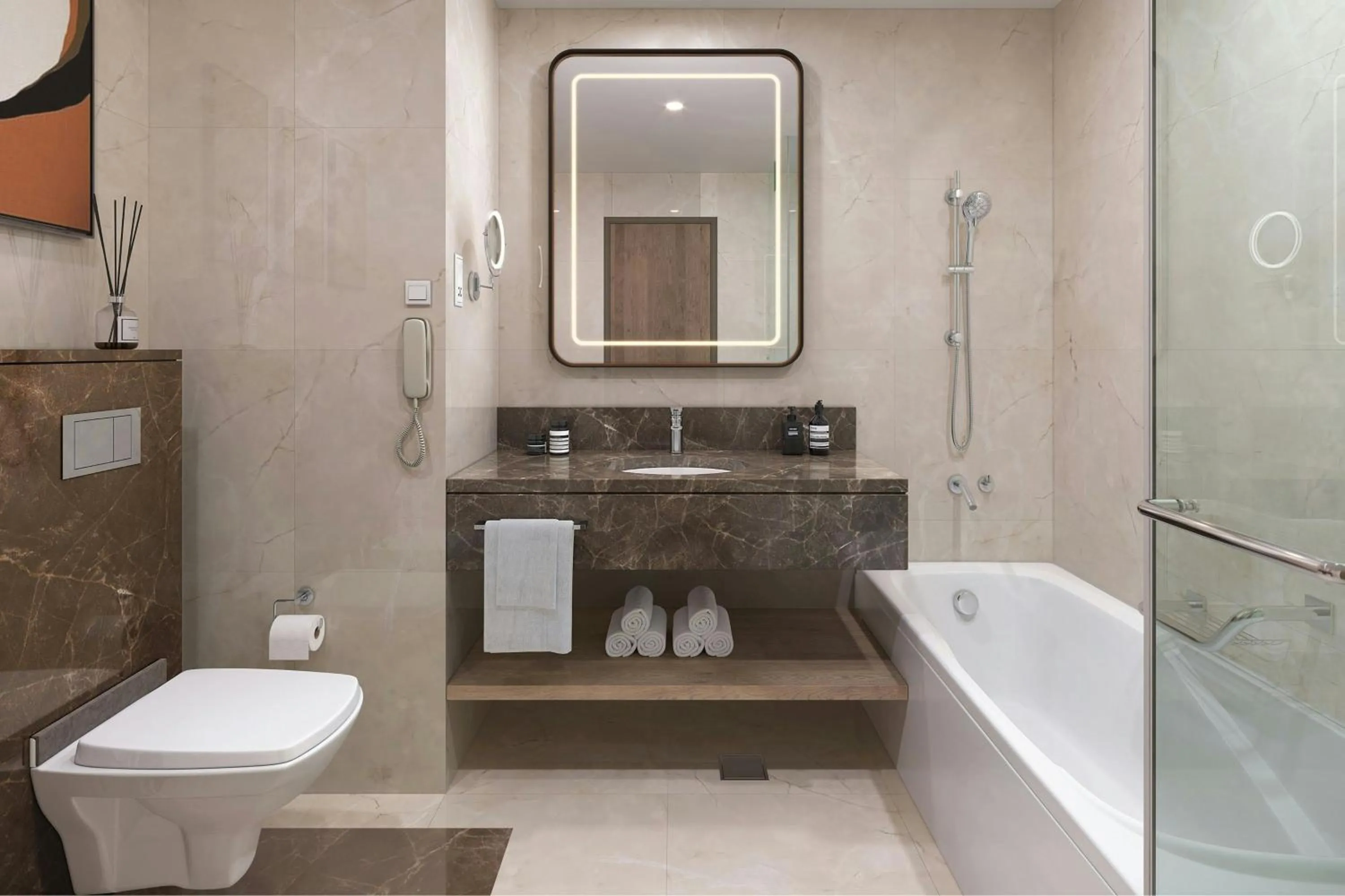 Bathroom in Vintage Grand Hotel Dubai