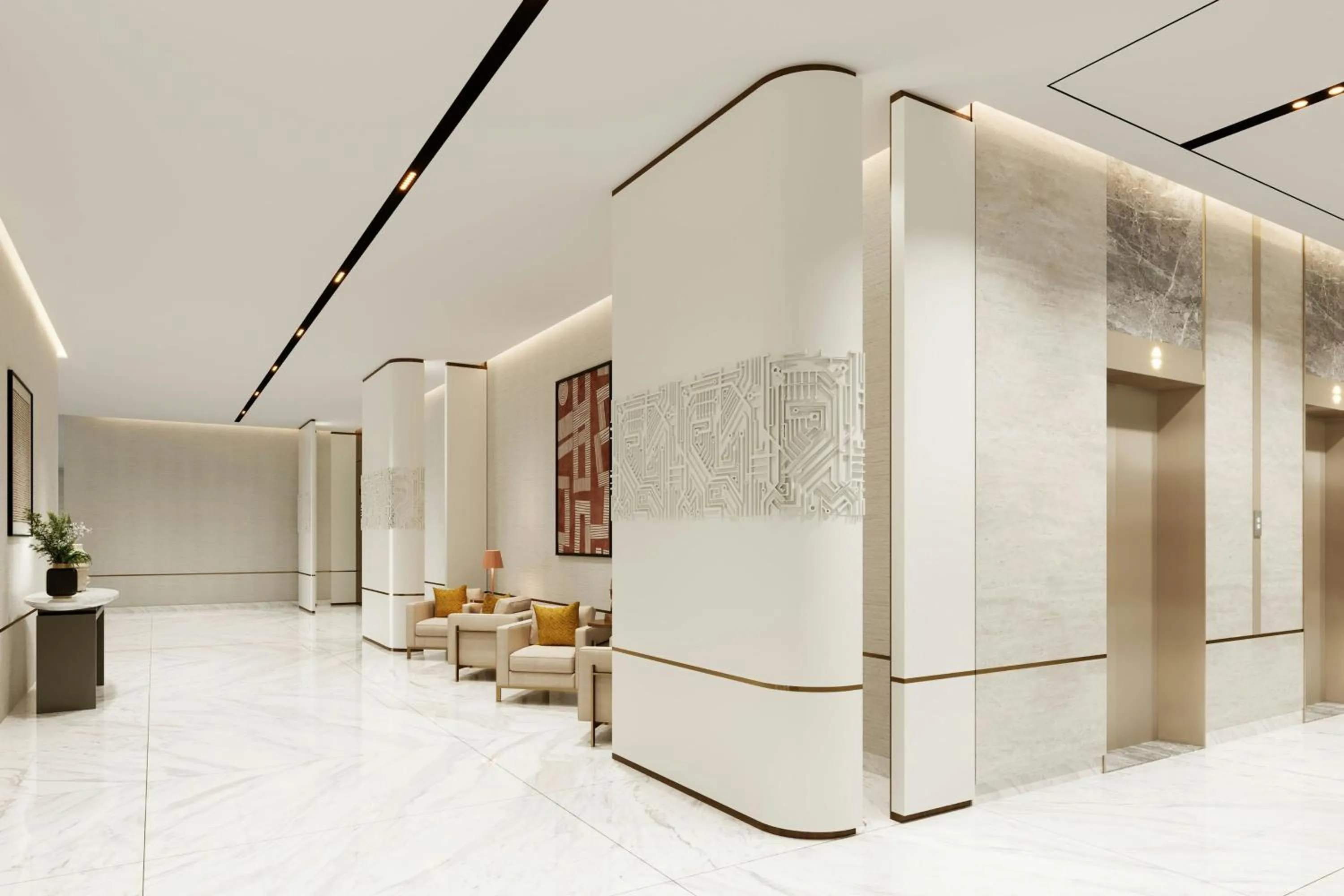 Lobby or reception in Vintage Grand Hotel Dubai