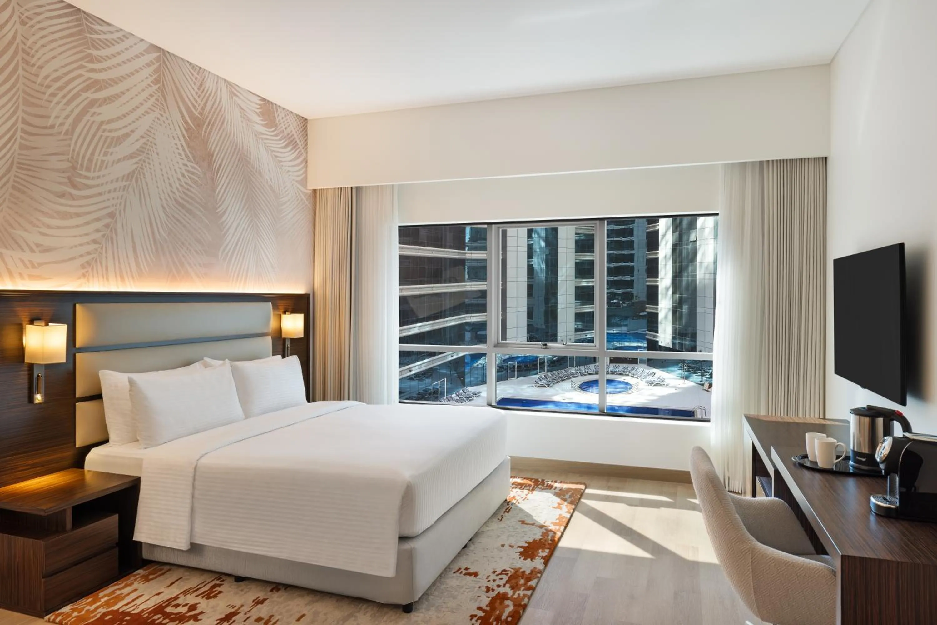 Bedroom, Bed in Vintage Grand Hotel Dubai