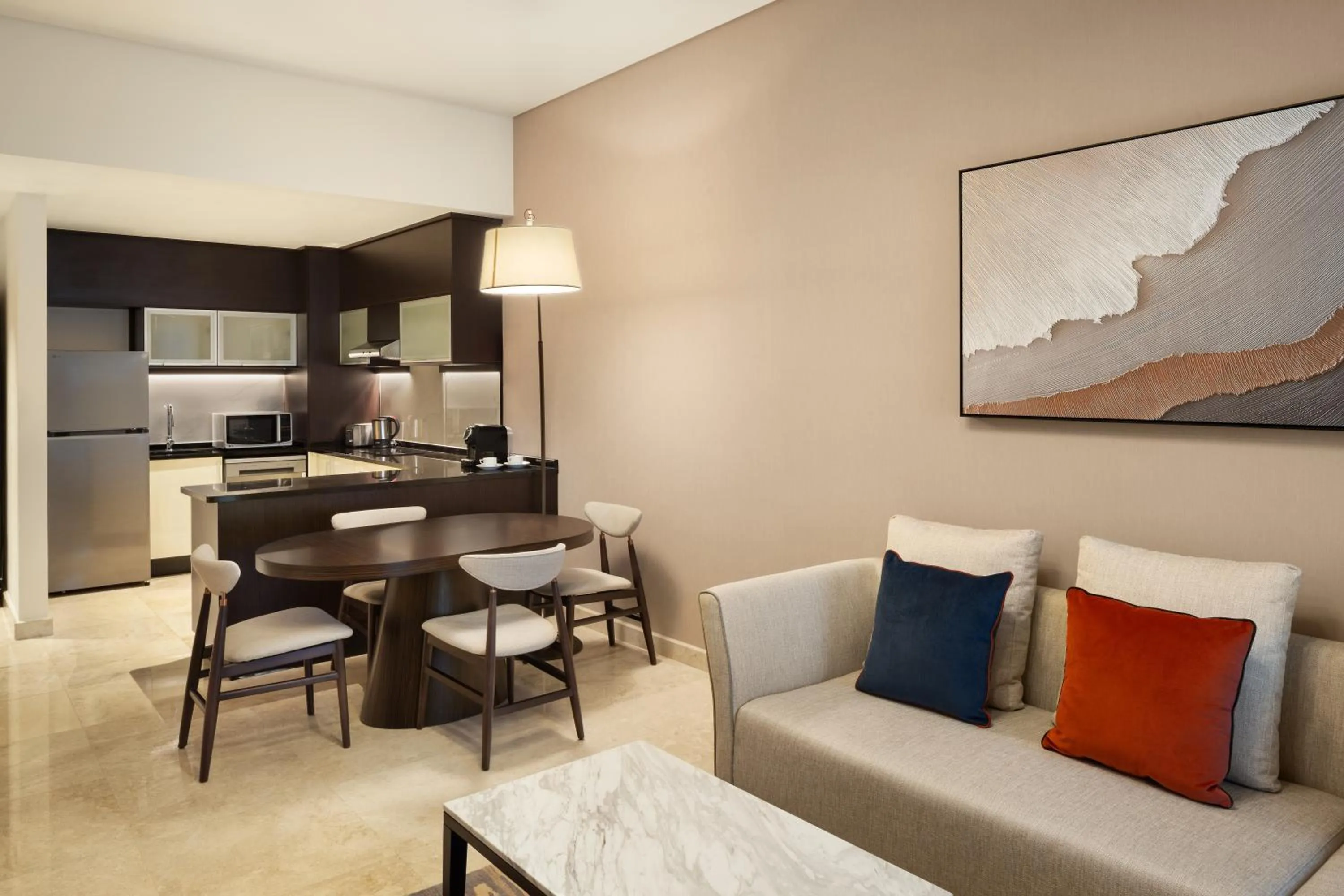 Dining area in Vintage Grand Hotel Dubai