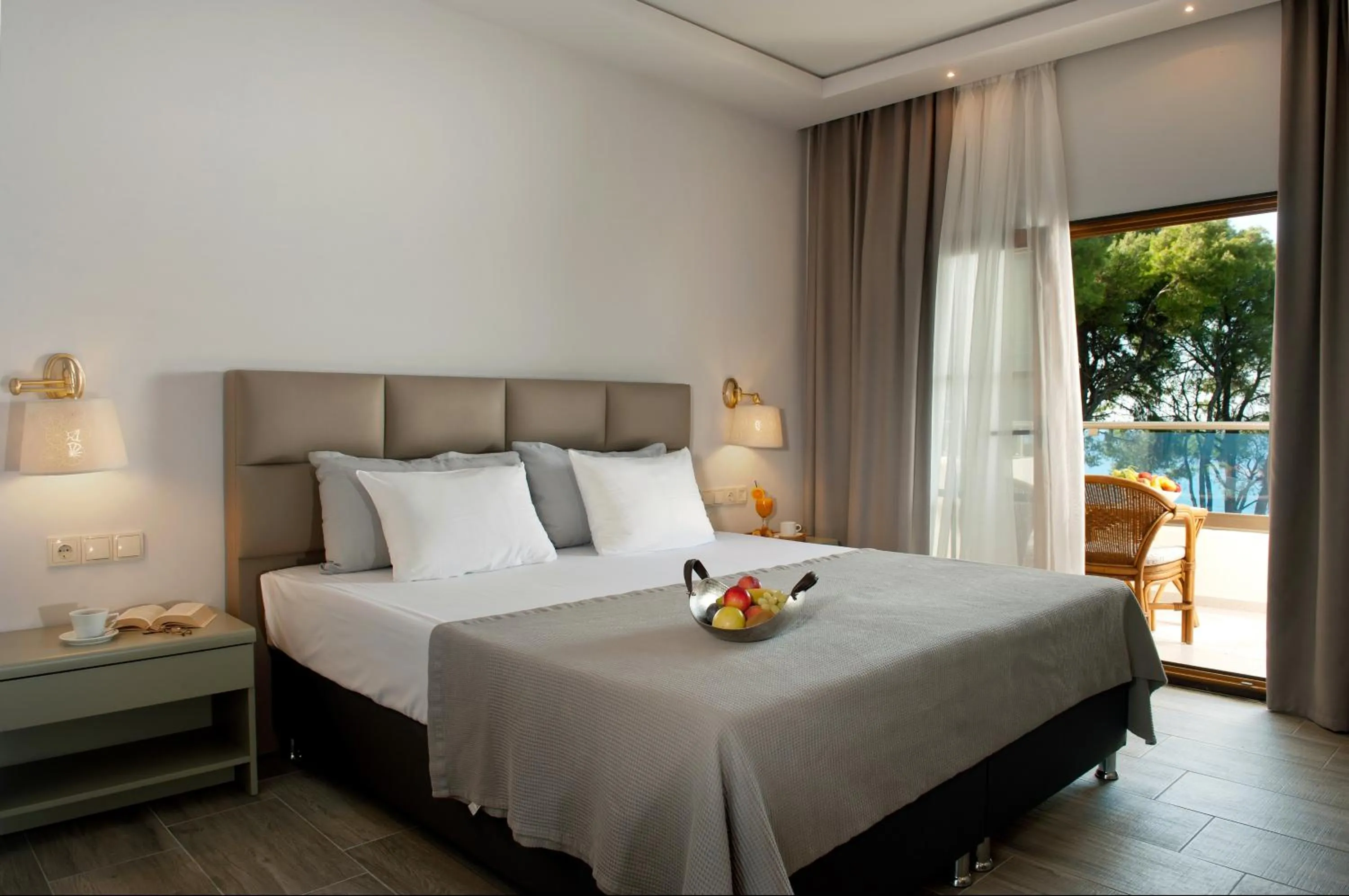 Bed in Possidi Holidays Resort & Suite Hotel