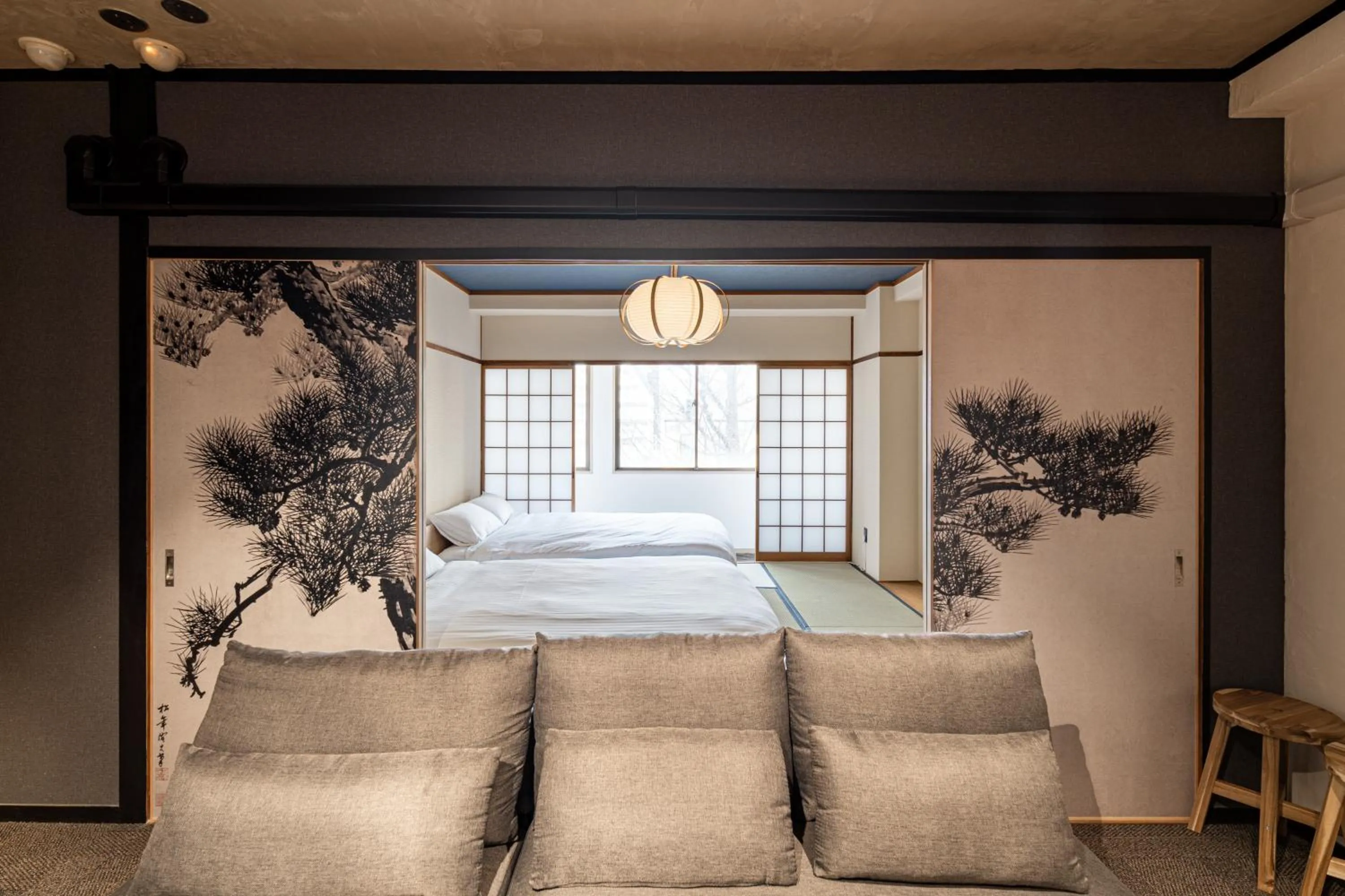 Bed in Hotel Akasaka Heights