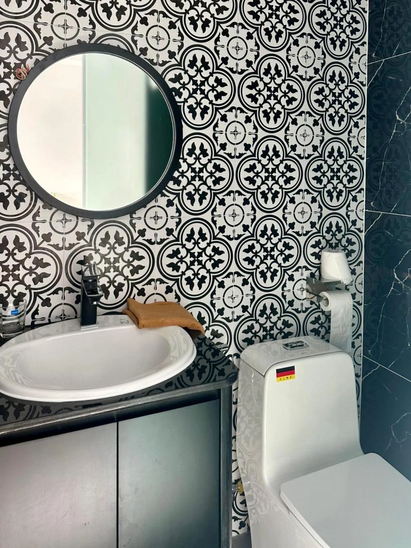 Toilet in Nereus Hotel