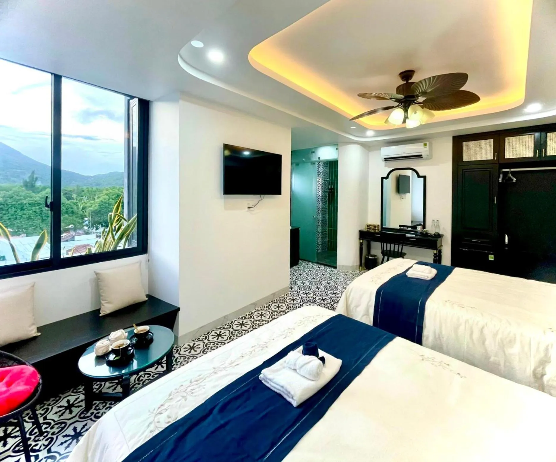 Bedroom, Bed in Nereus Hotel