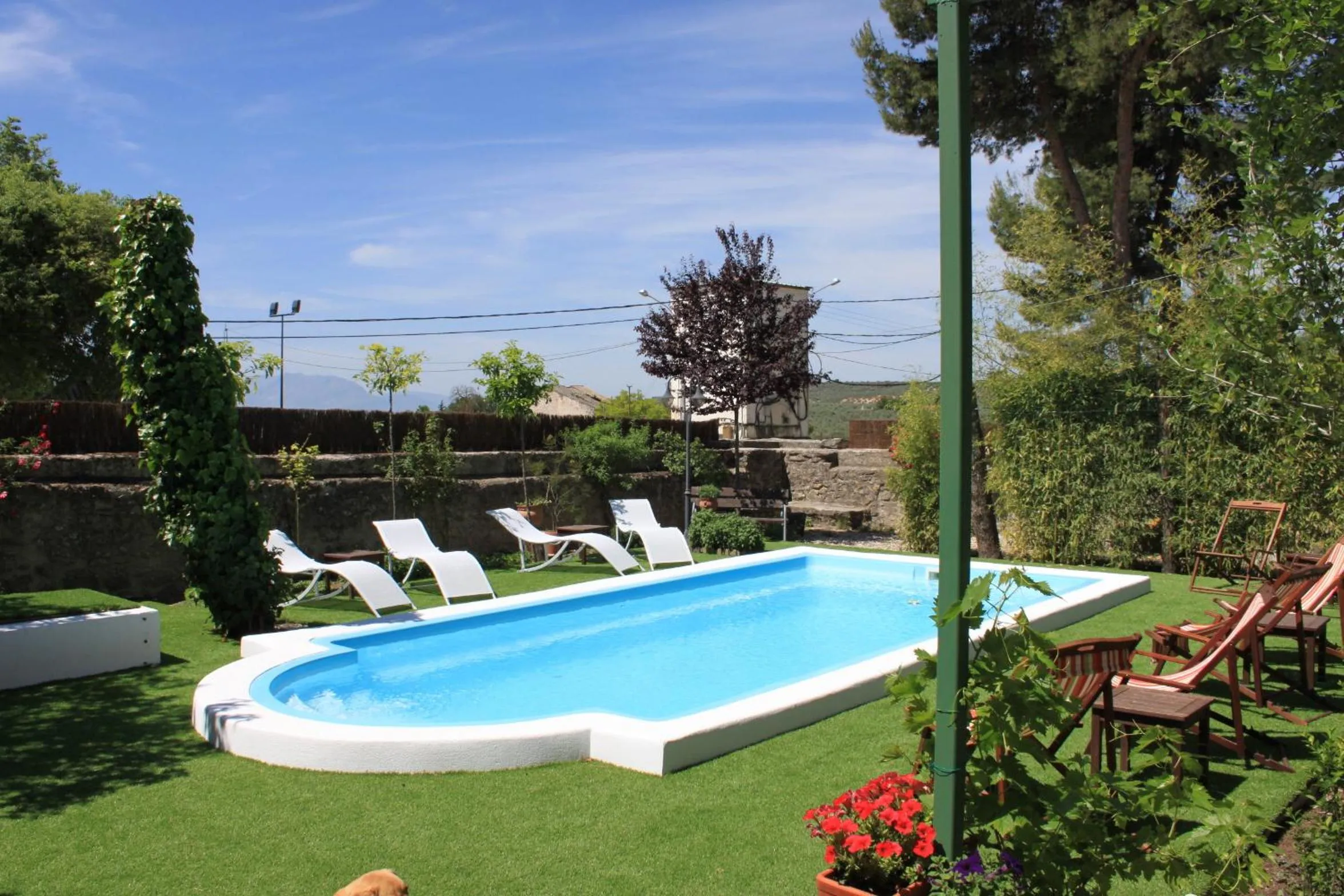 Garden in La Caseria de Tito