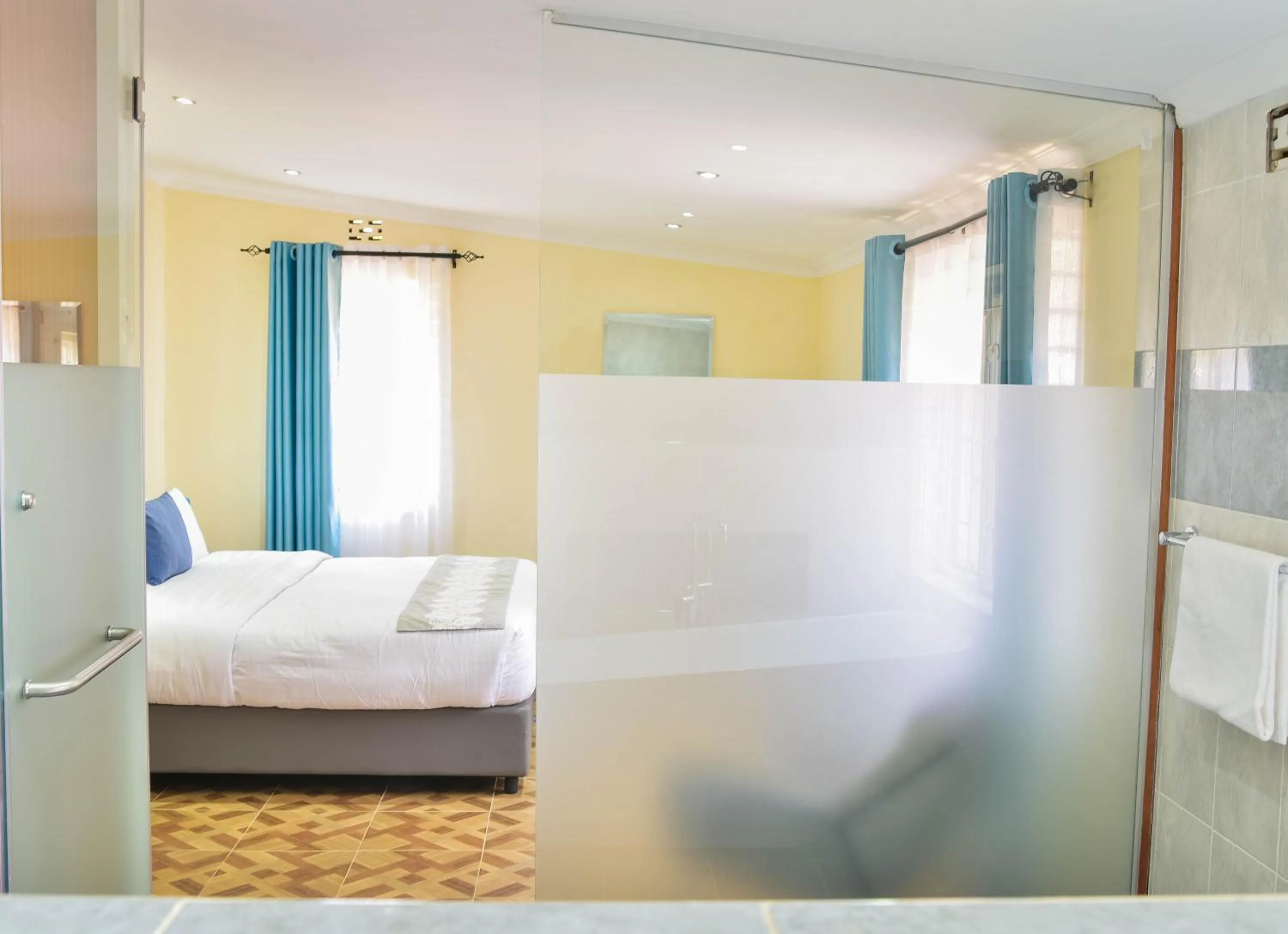 Bed in Kongoni House