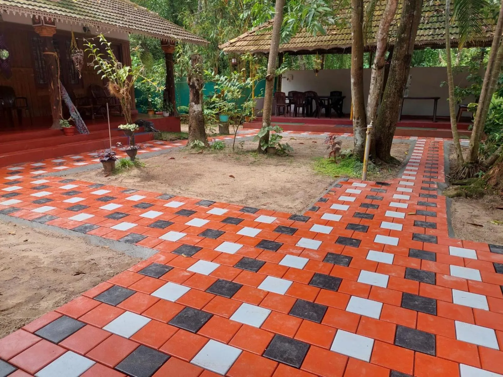 Garden in Marari Beach House