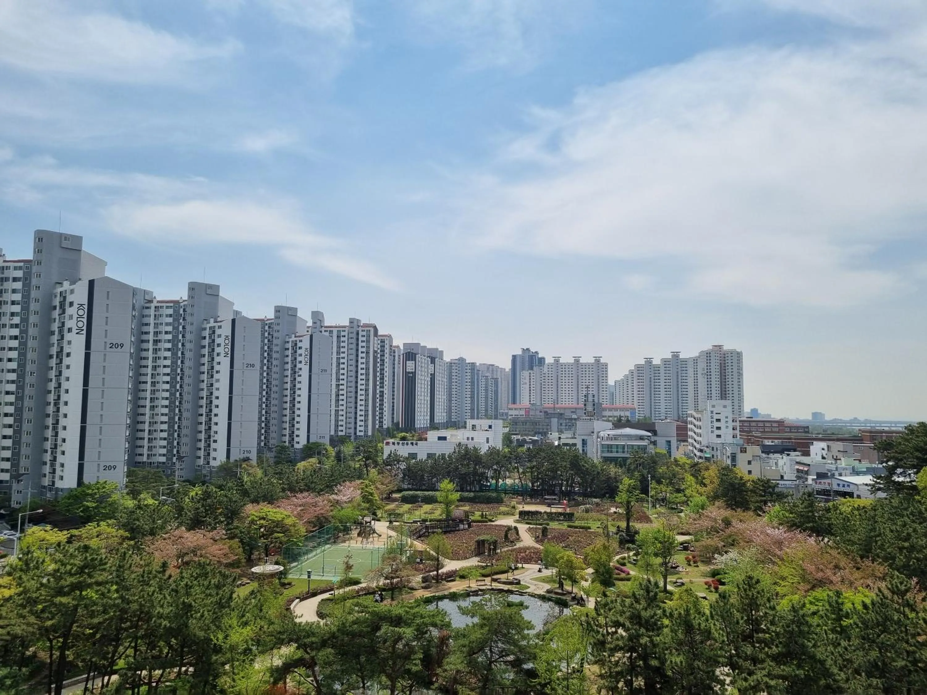 Natural landscape in Hwamyeong Sky Hotel