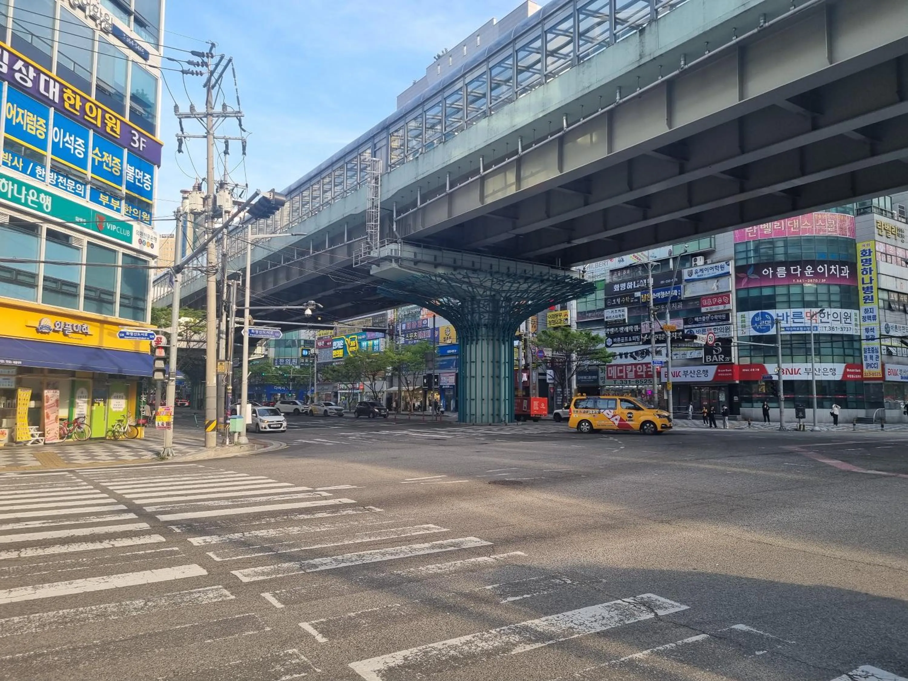 City view in Hwamyeong Sky Hotel