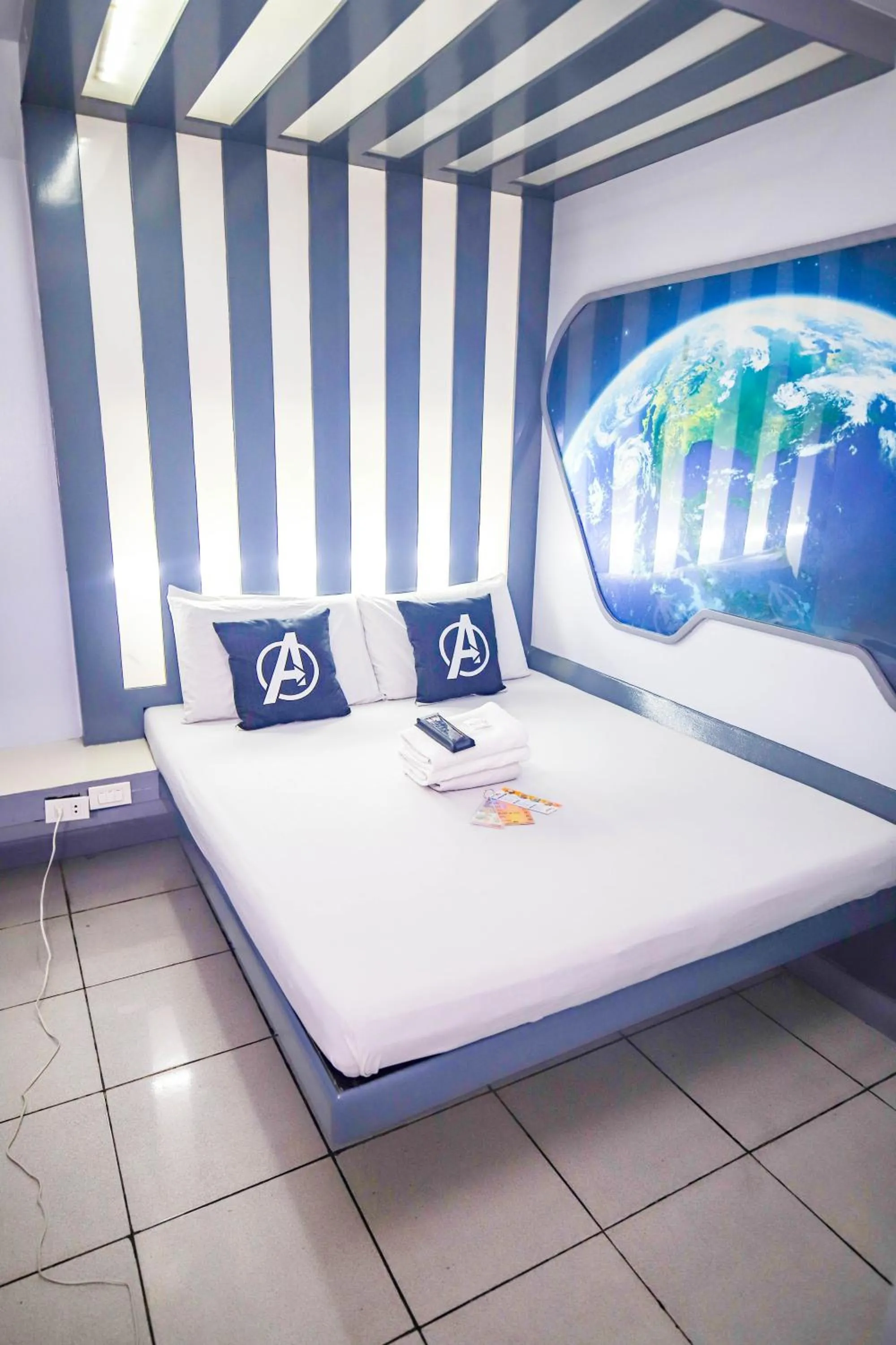 Bed in Astrotel Monumento