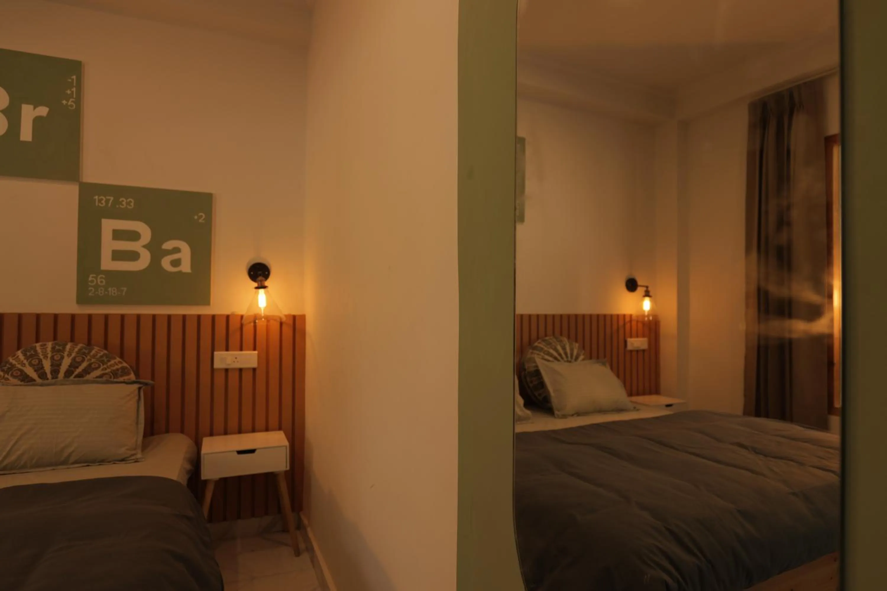 Bed in The Trippy Tribe Riverside Hostel Kasol