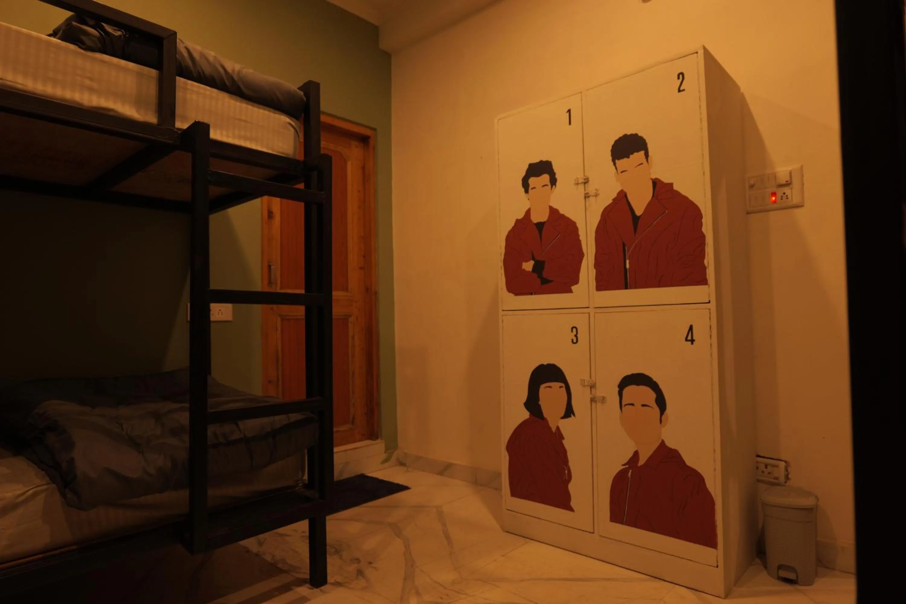 Bed in The Trippy Tribe Riverside Hostel Kasol