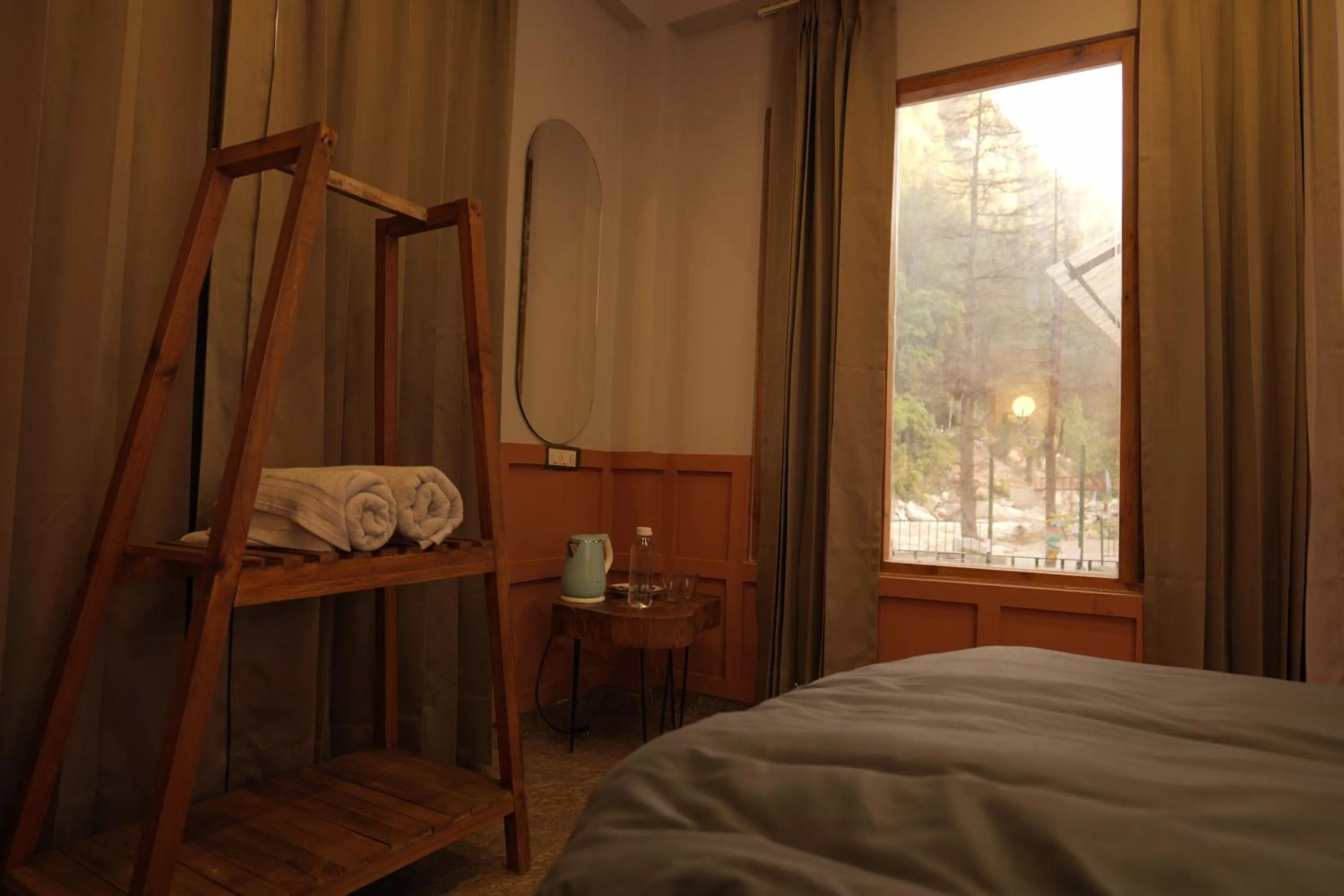 Bed in The Trippy Tribe Riverside Hostel Kasol