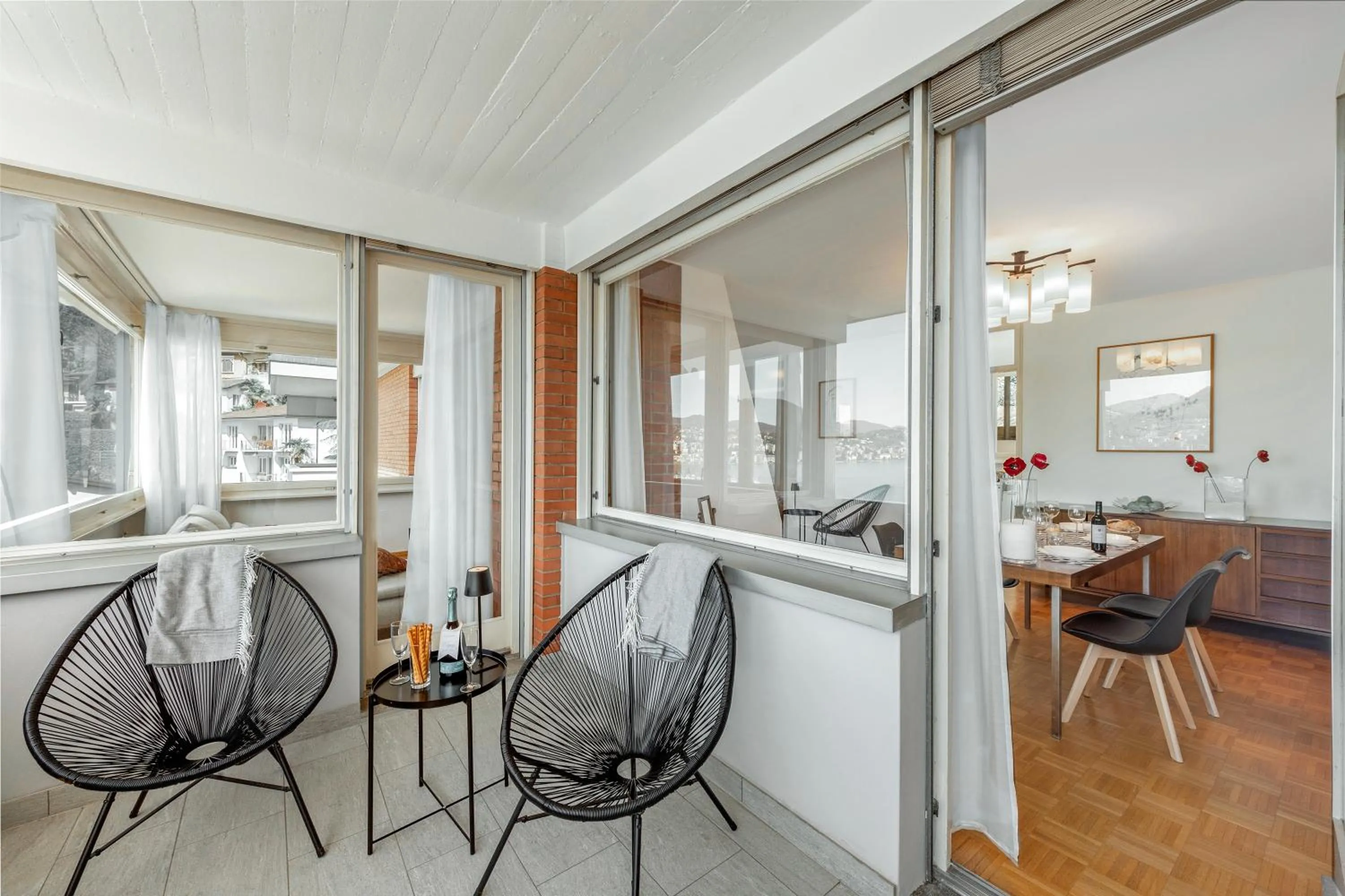 Balcony/Terrace in Casa Serenella Splendid Lake View - Happy Rentals