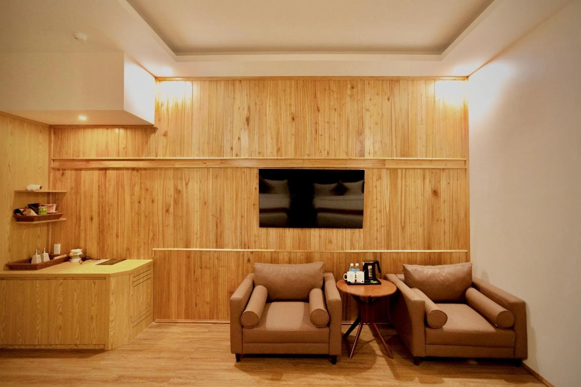 Seating area in LuckyStar Hotel