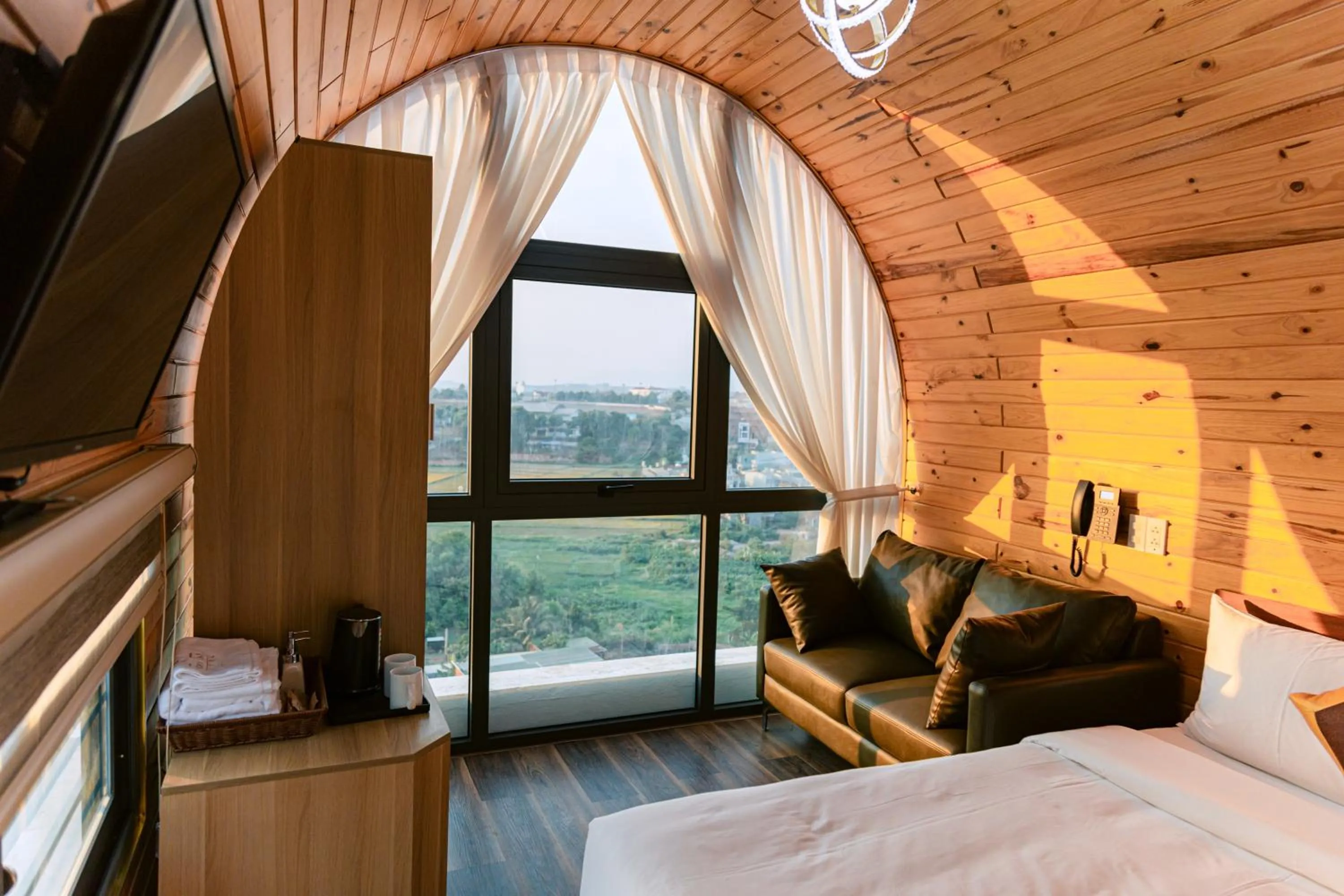 Natural landscape, Bed in LuckyStar Hotel